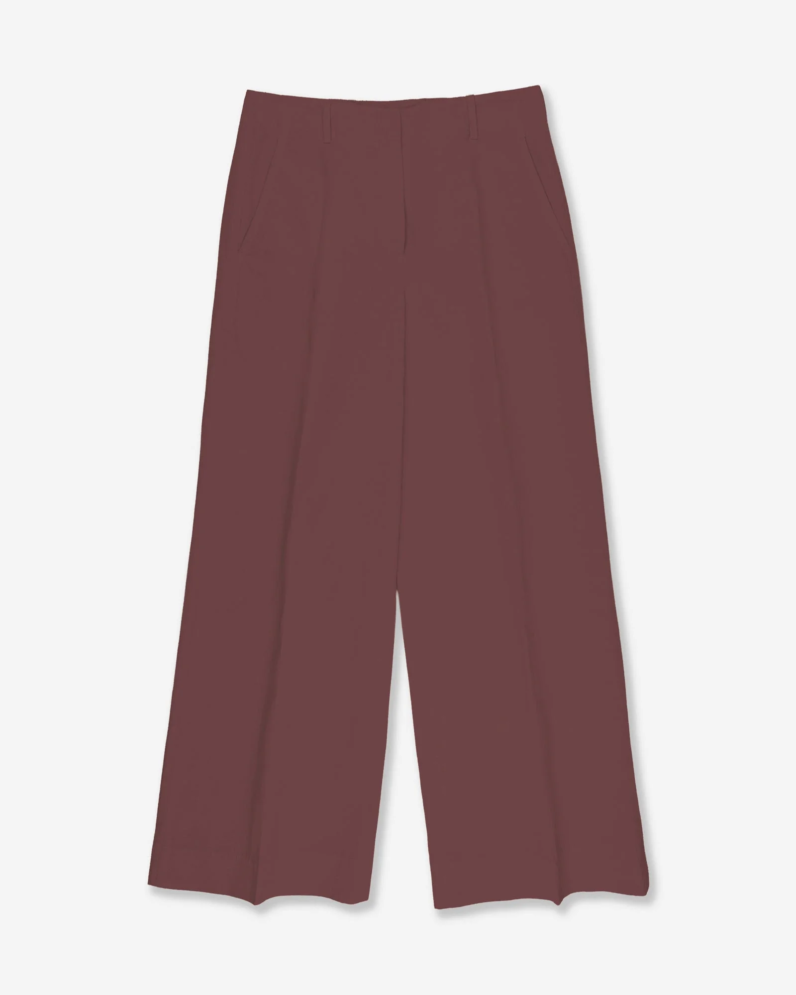Regular fit trousers in cotton and linen twill - 1