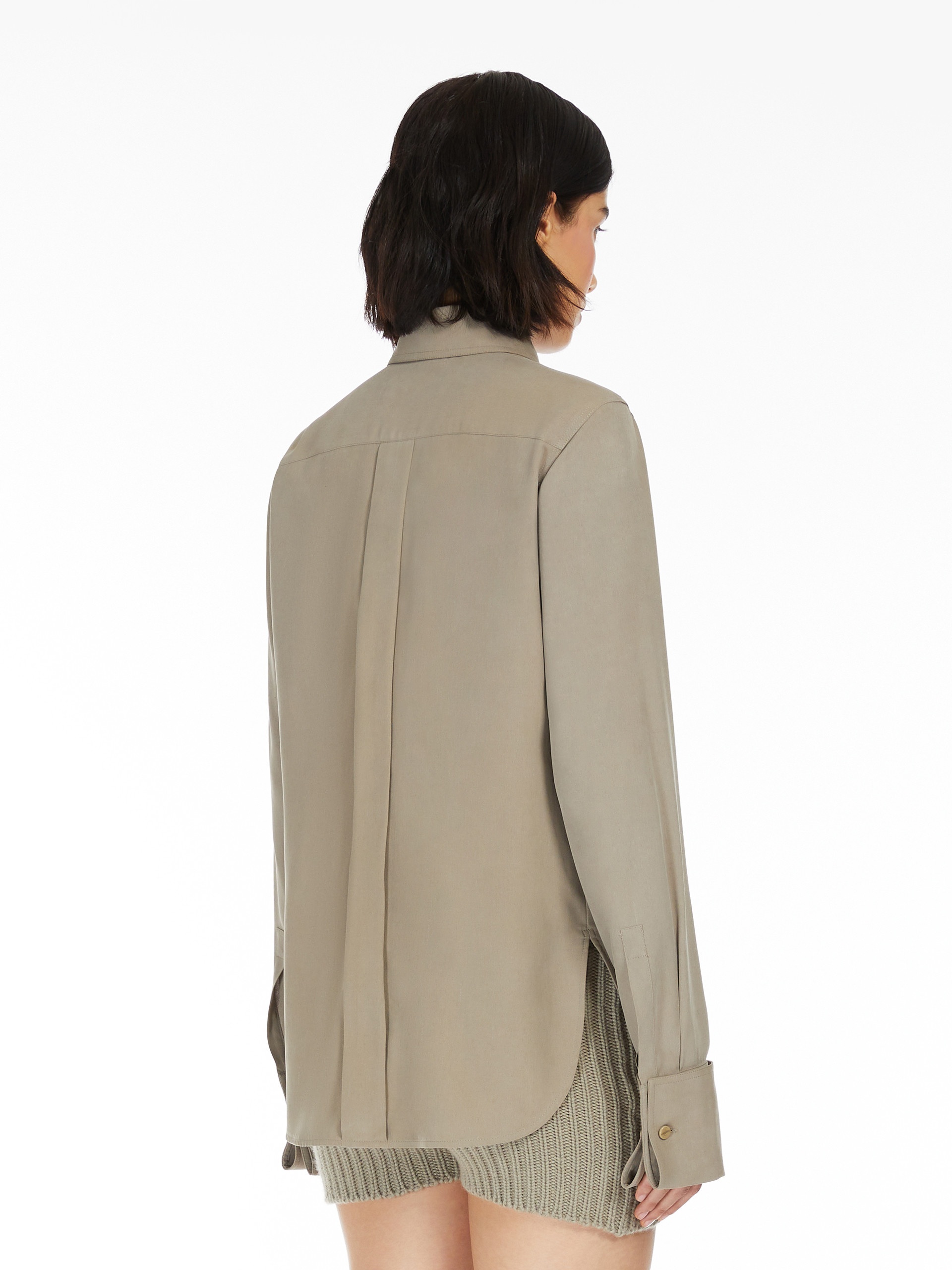 CANDIA Classic silk canvas shirt - 4