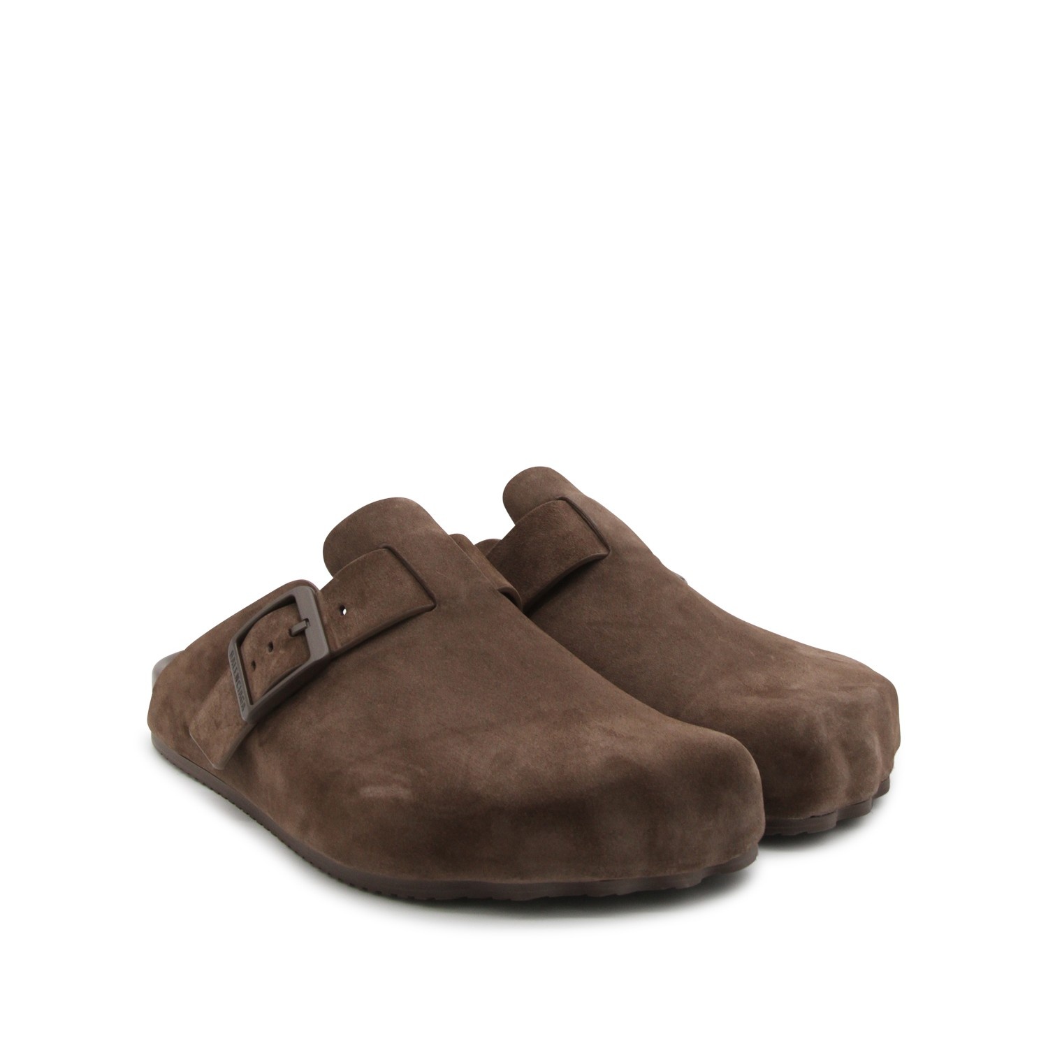 BROWN SUEDE SUNDAY FLATS - 2