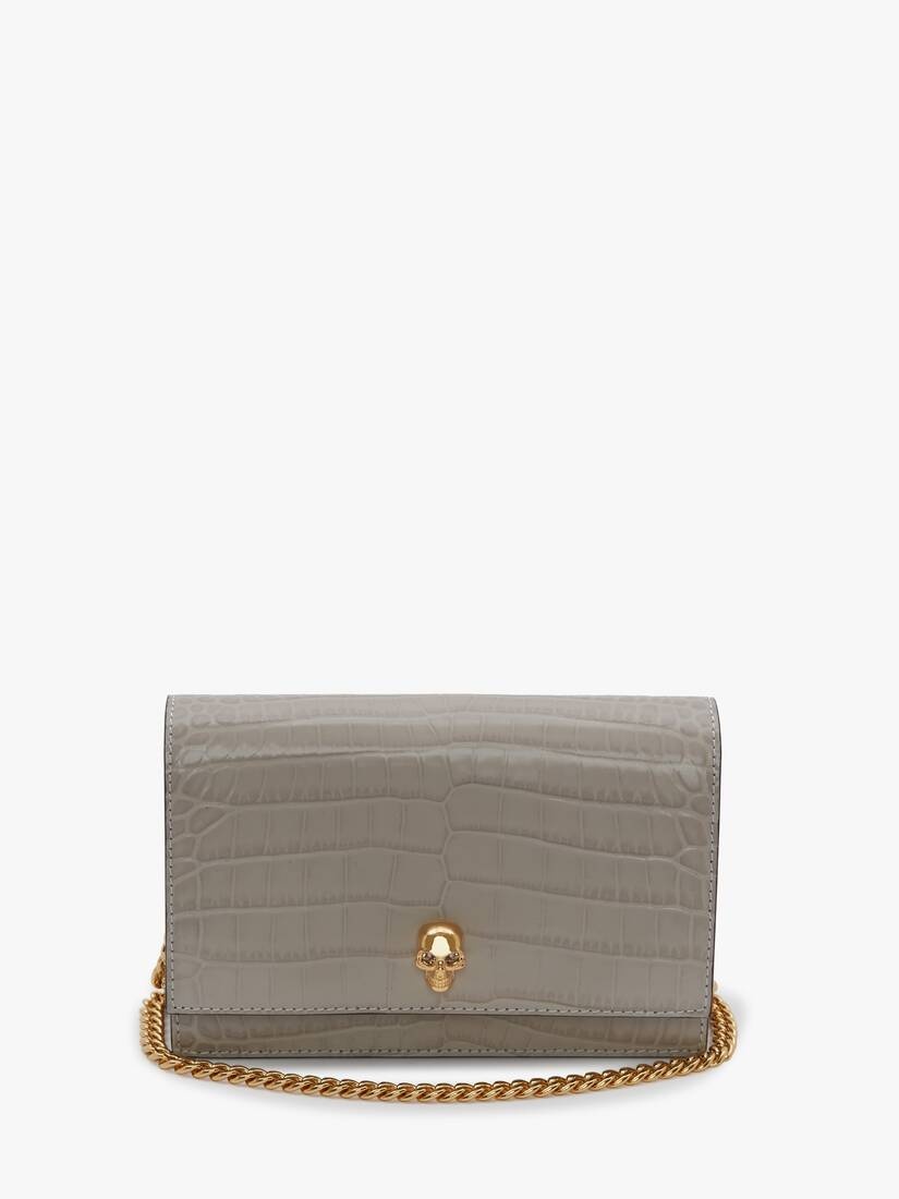 Small Skull Bag in Grey - 1