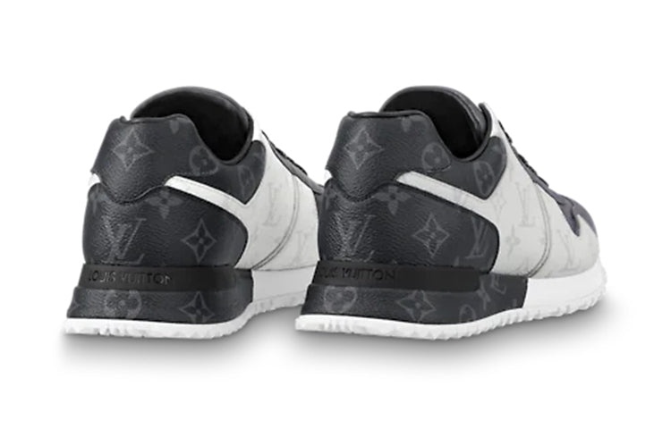 LOUIS VUITTON Run Away Sneakers 'White Monogram Ice and Dark Gray Monogram' 1A8UZJ - 4