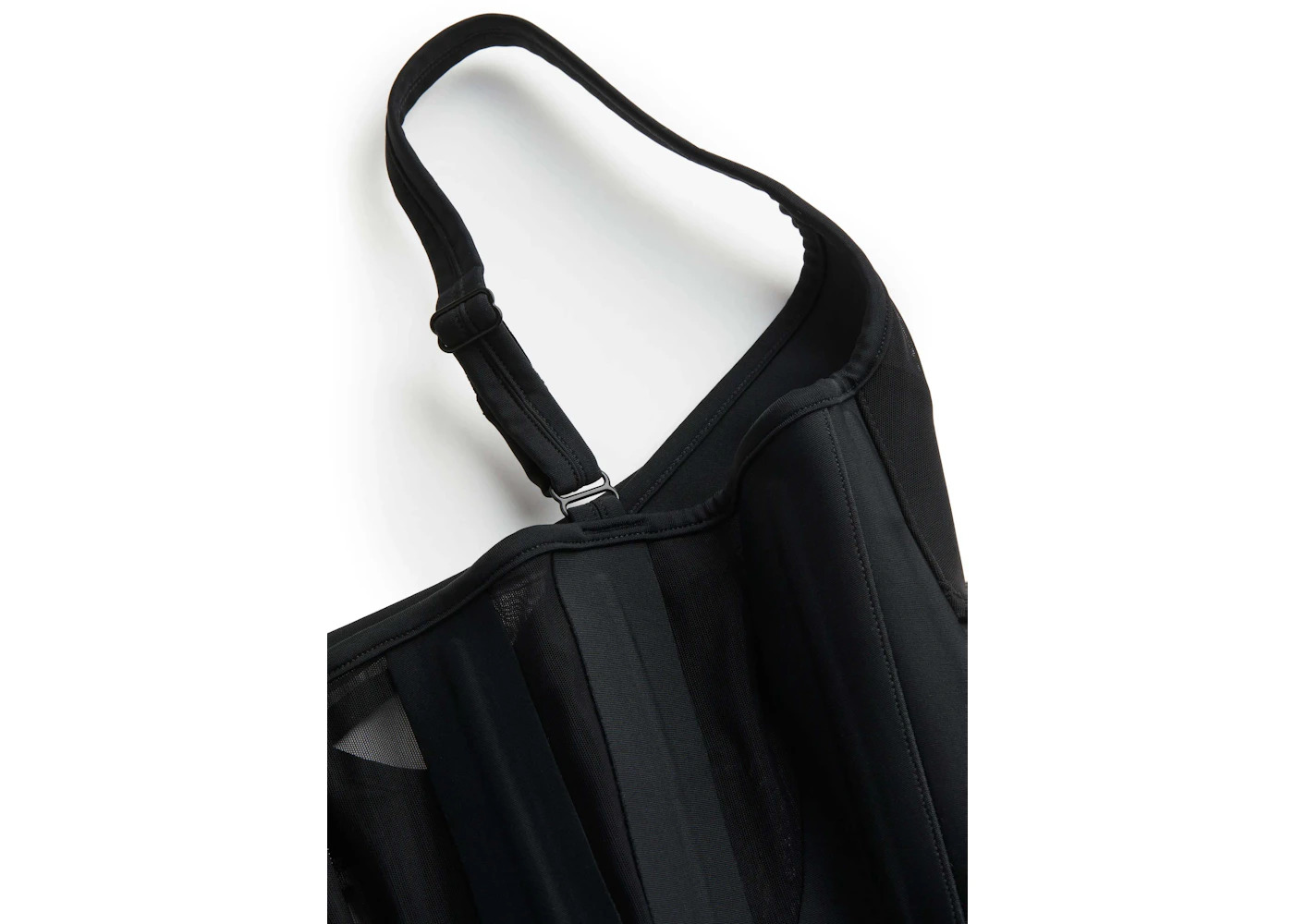 Mugler H&M Corset-Style Mini Dress Black - 2