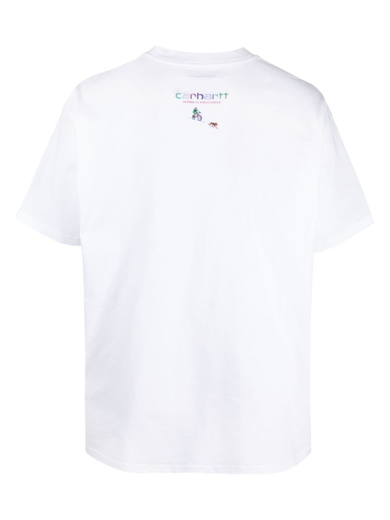 Carhartt graphic-print organic cotton T-shirt outlook