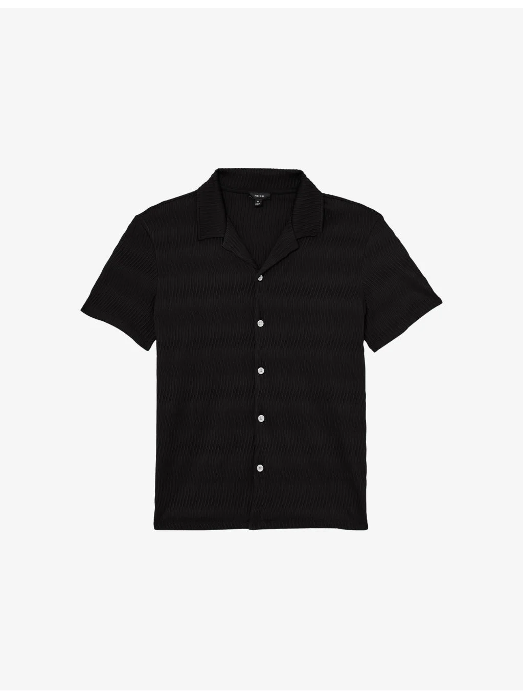 Aleo Textured-Wave Short-Sleeve Stretch-Woven Shirt - 1