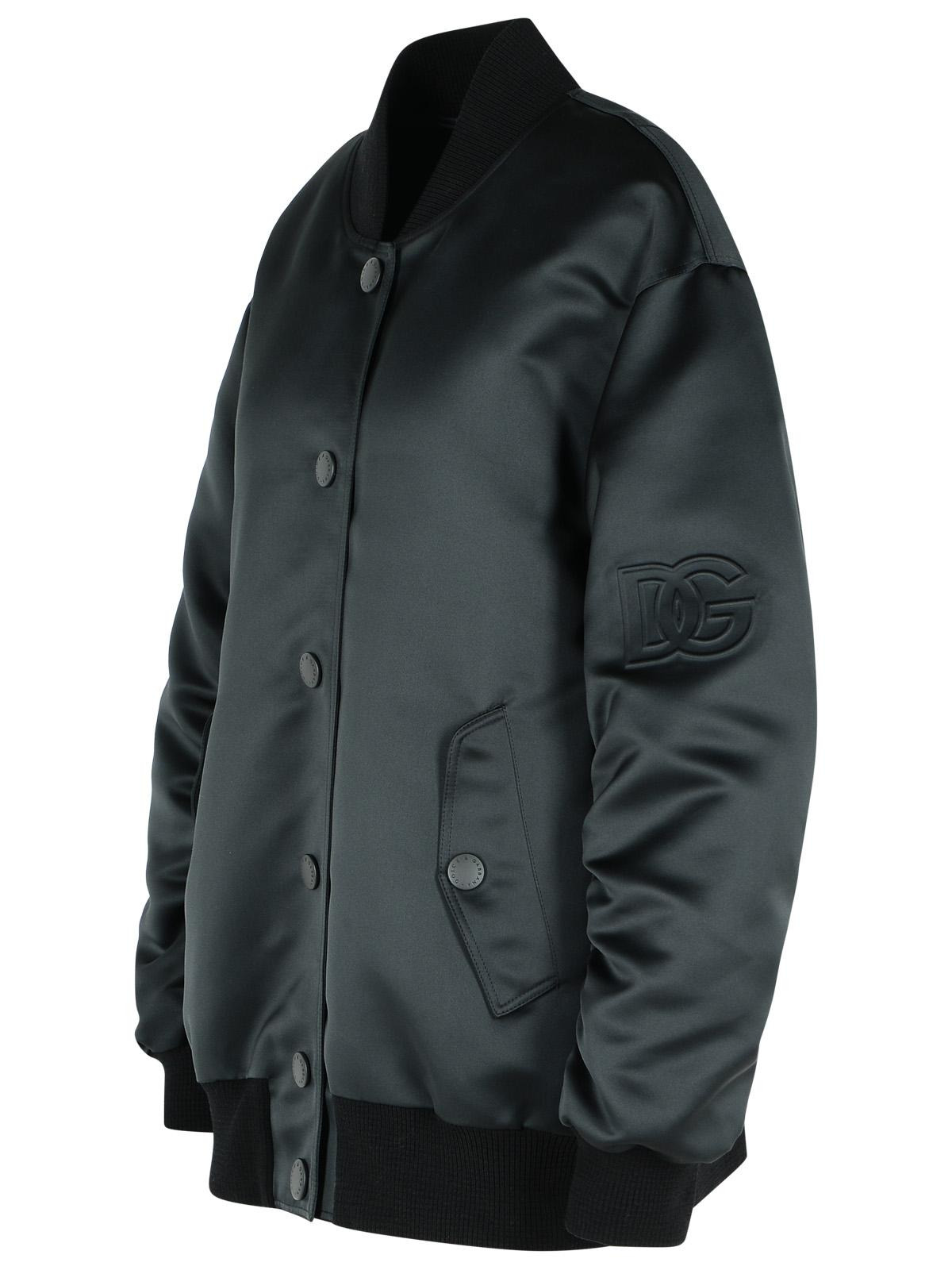 Dolce & Gabbana Black Polyester Bomber Jacket Women - 2