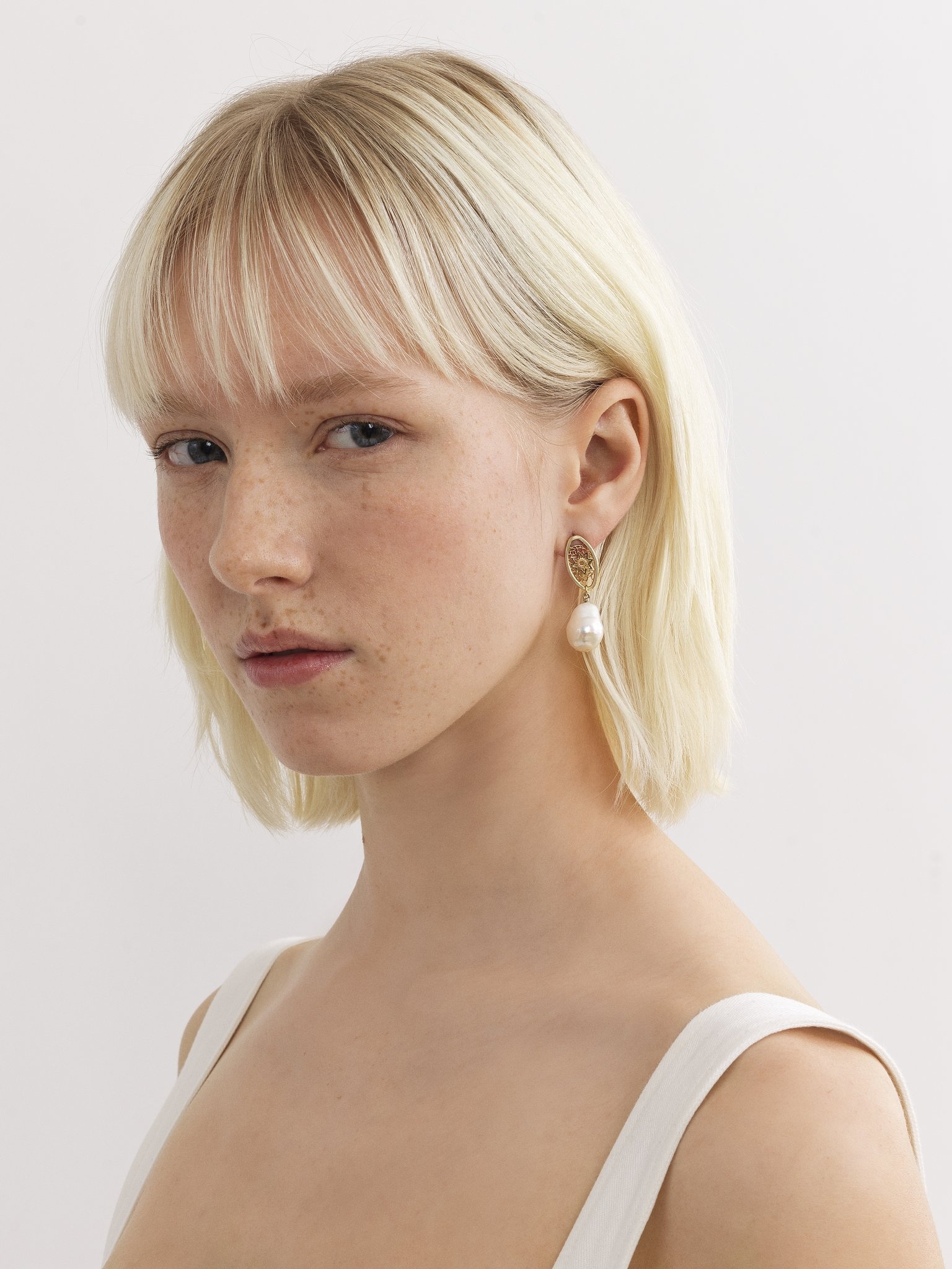 DARCEY LACE DROP EARRINGS - 4