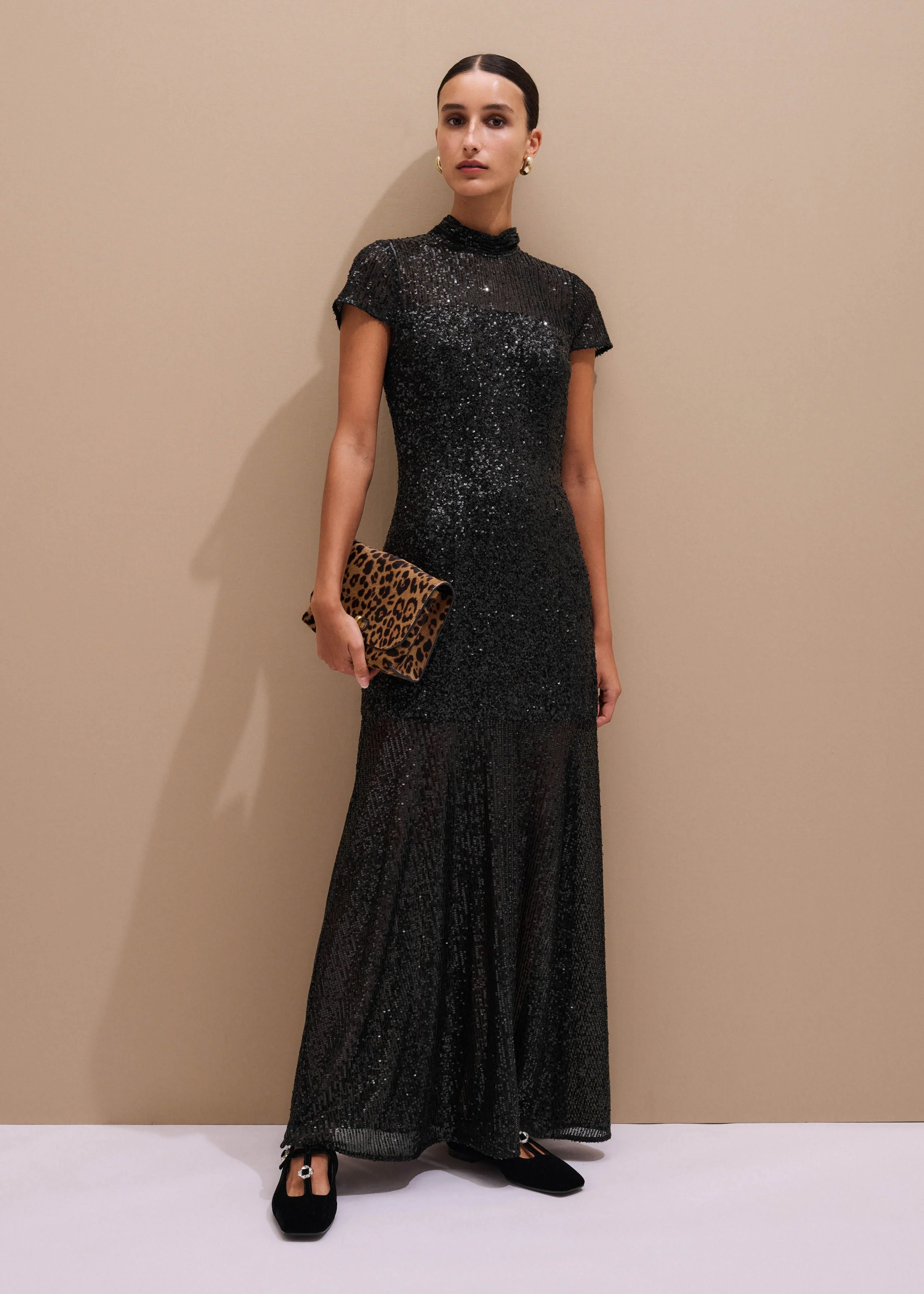 Sequin Maxi Dress - 1