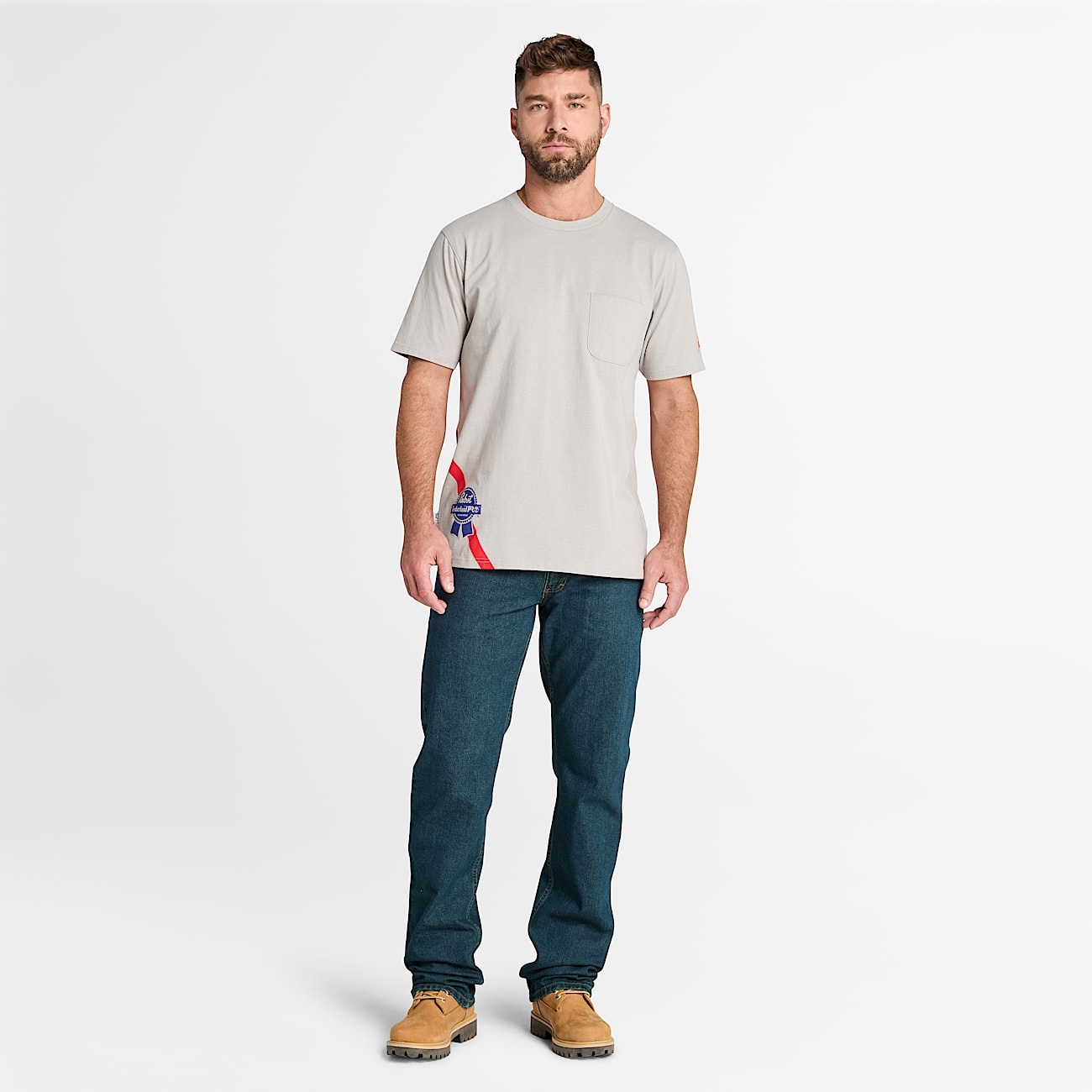 Men's Timberland PRO® and Pabst Blue Ribbon Short Sleeve T-Shirt - 3