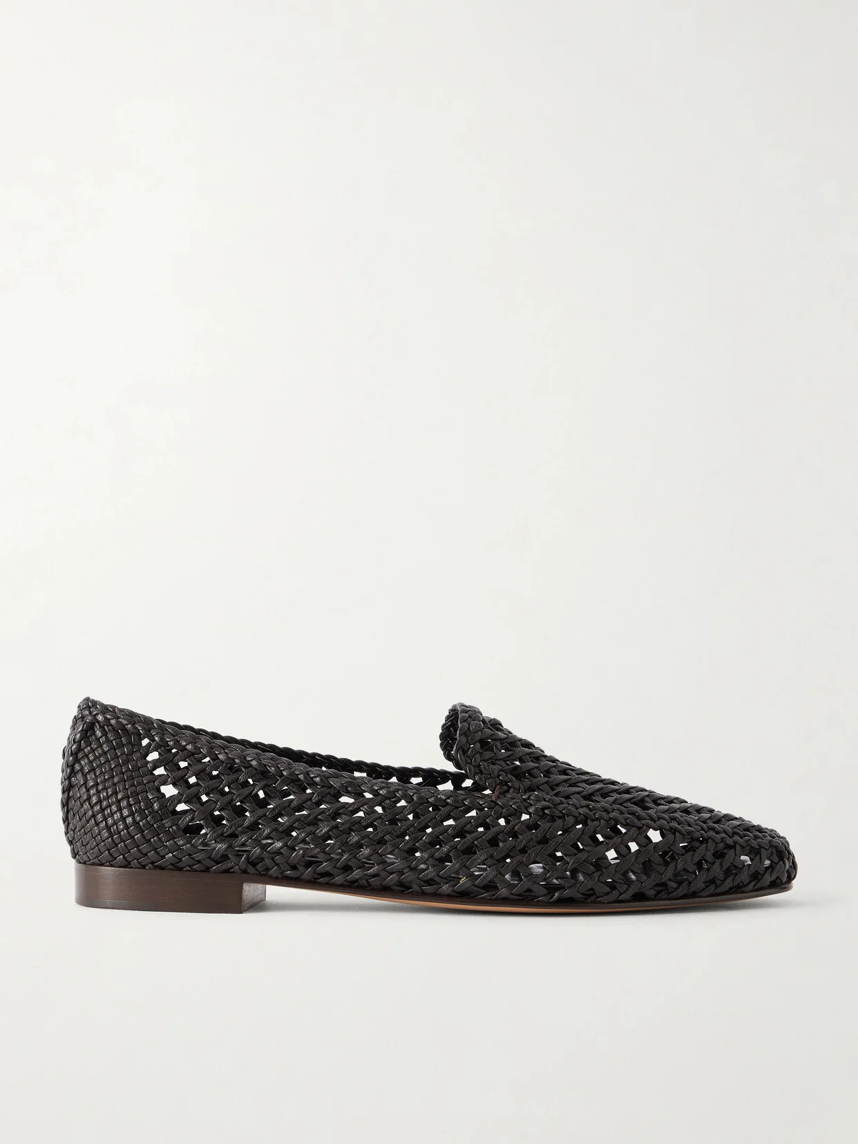 Woven Leather Loafers - 1