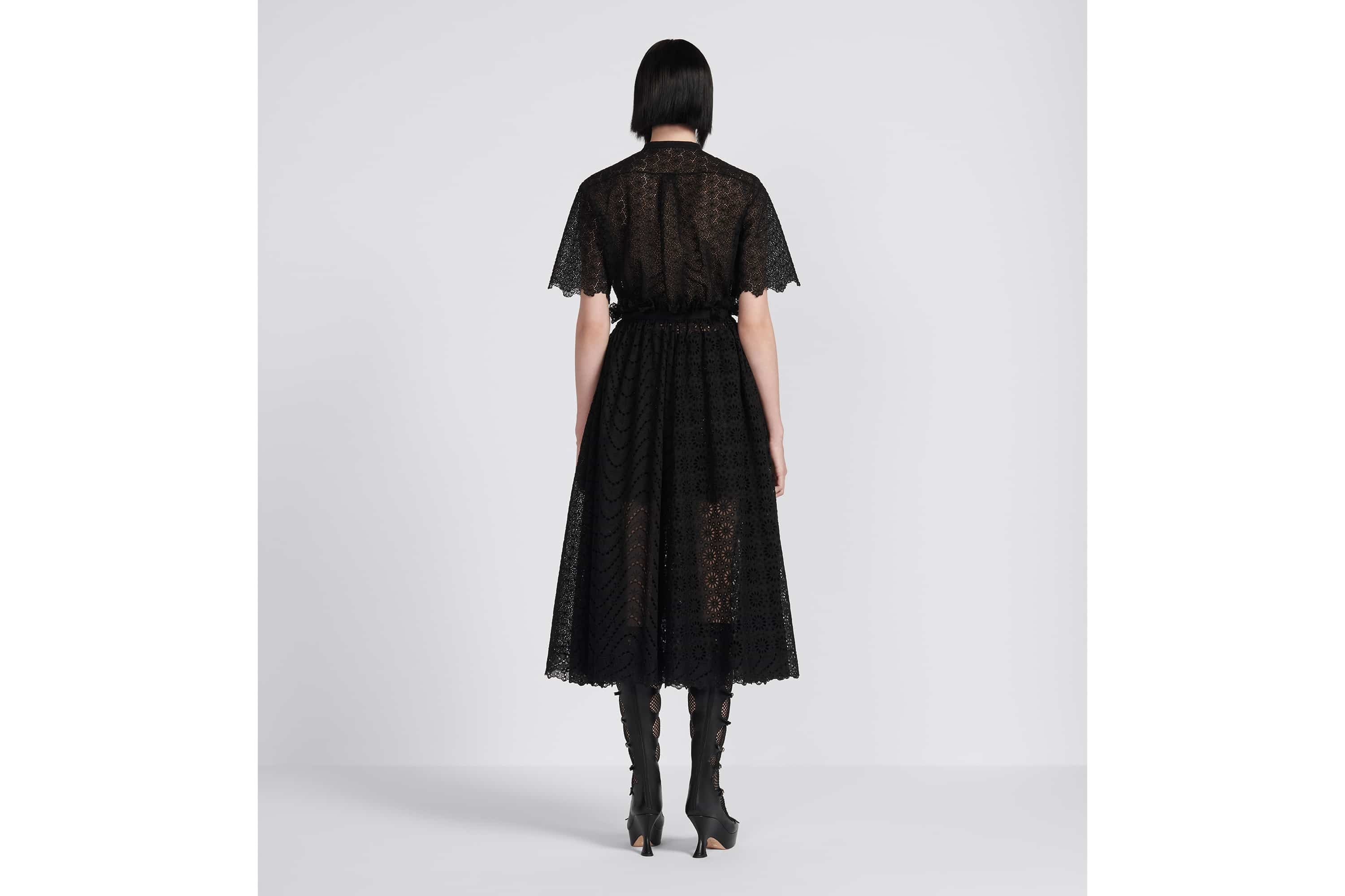 Mid-Length Open-Front Dress - 6