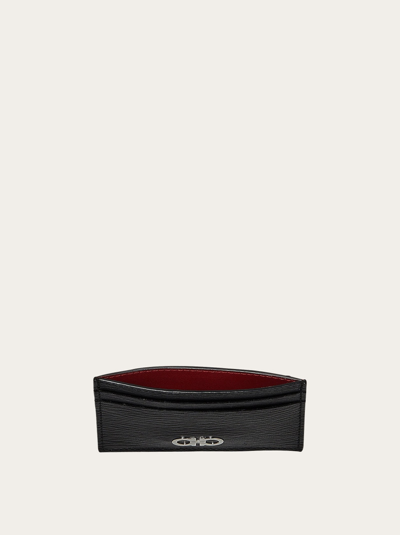 FERRAGAMO Gancini credit card holder outlook