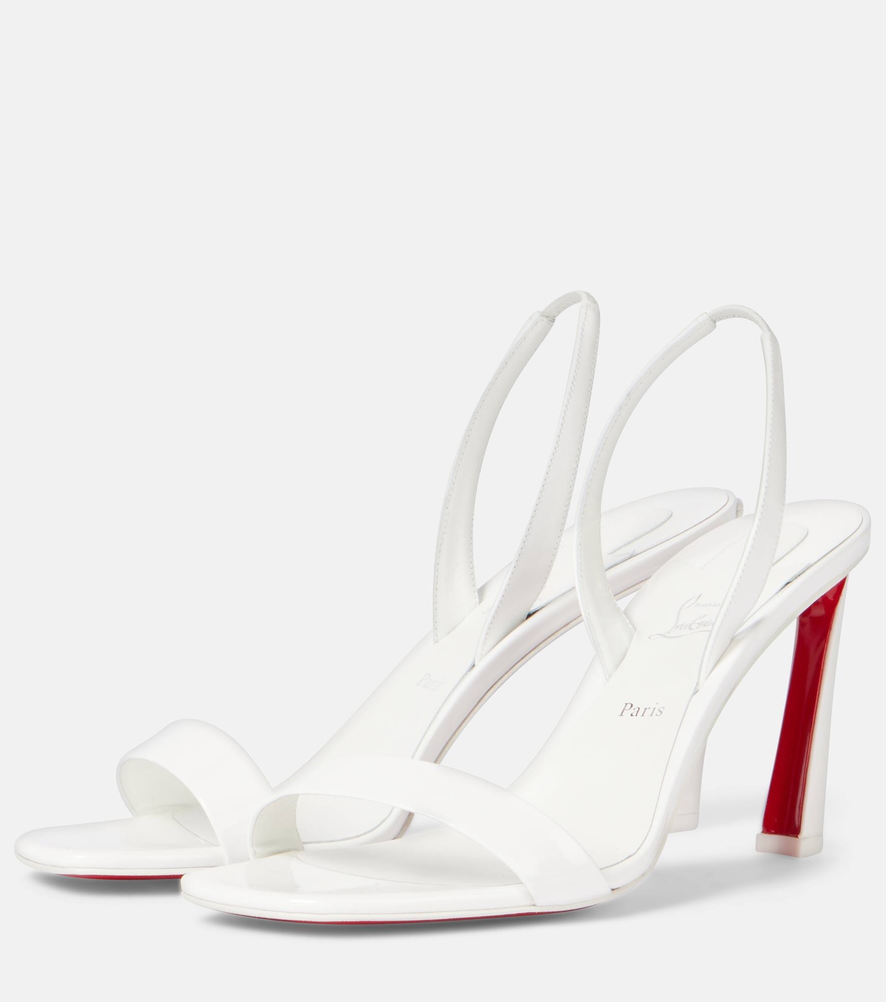 O Condora 85 patent leather sandals - 4