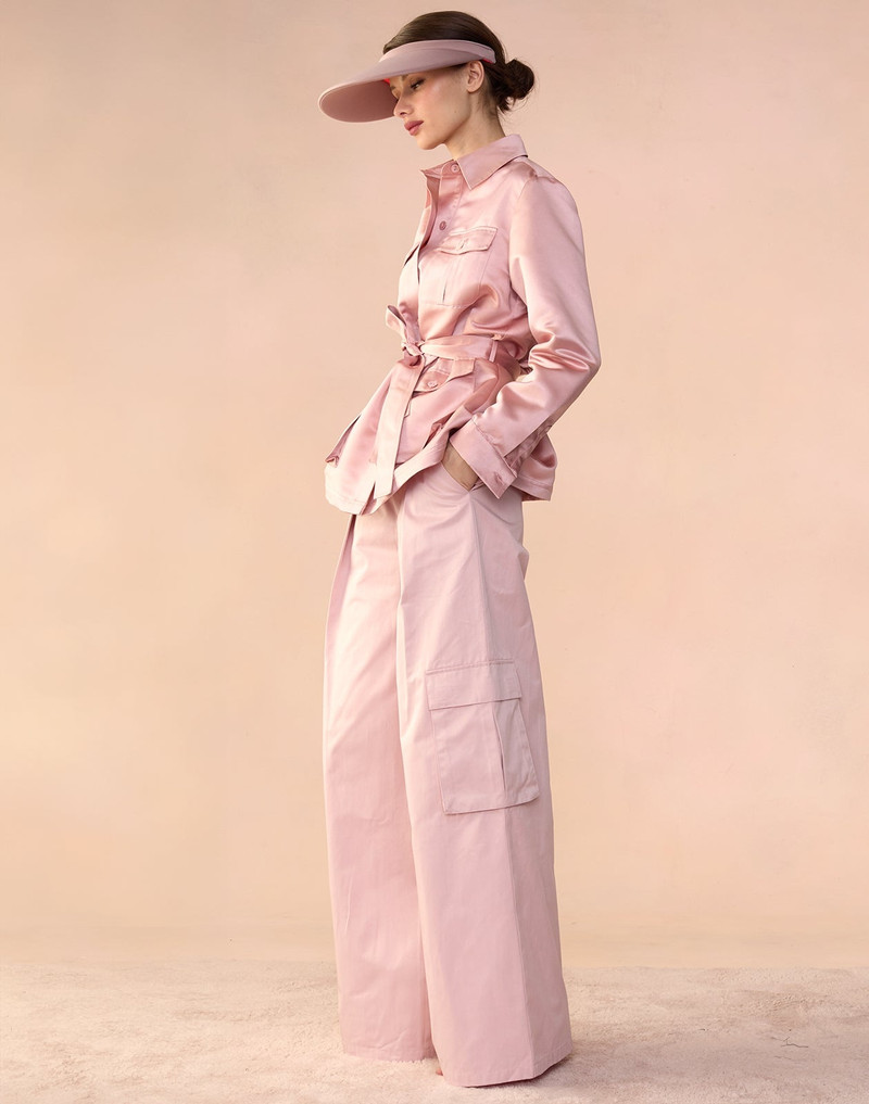 CYNTHIA ROWLEY Marbella Cotton Cargo Pant outlook