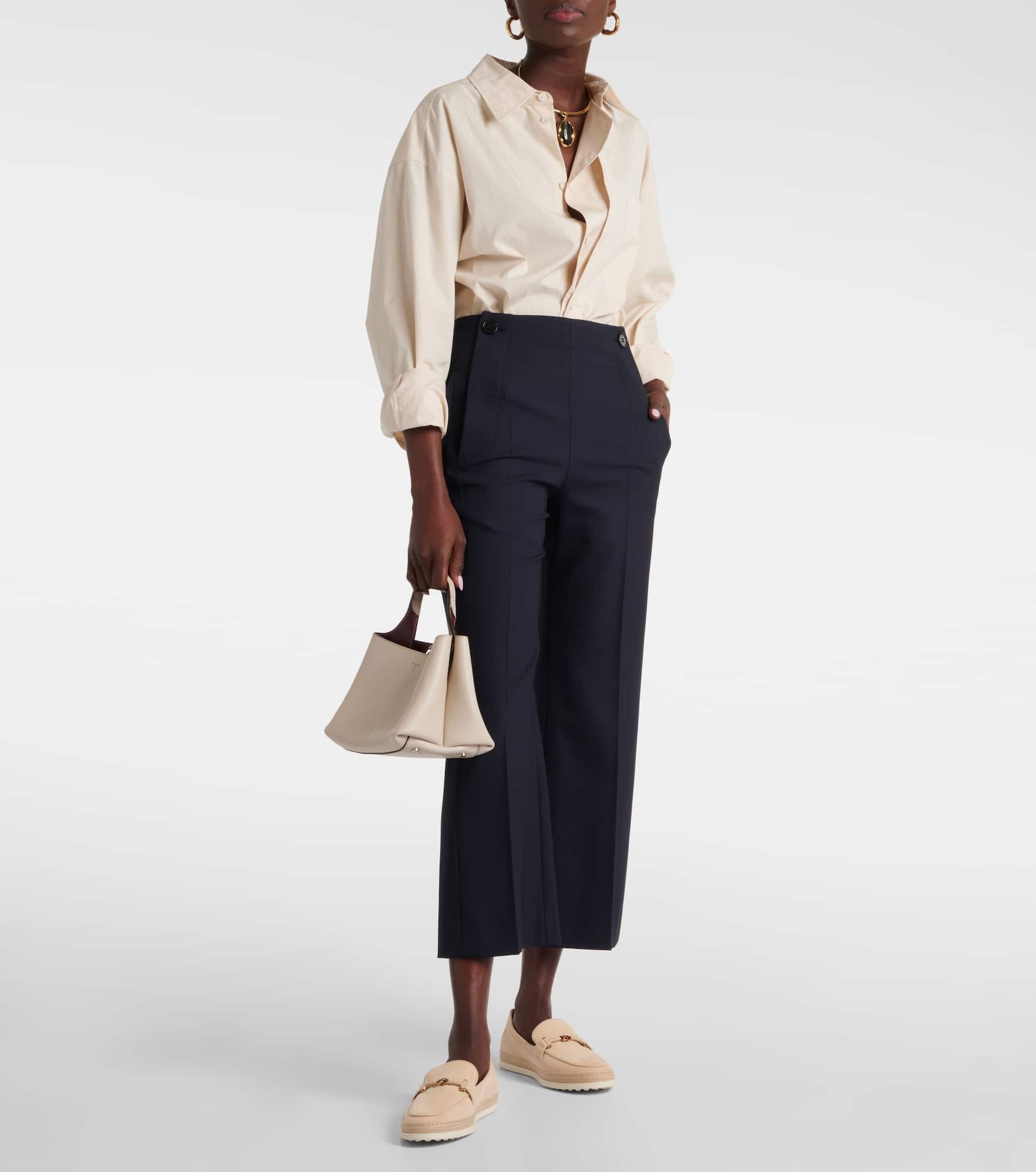 T Ring suede loafers - 2