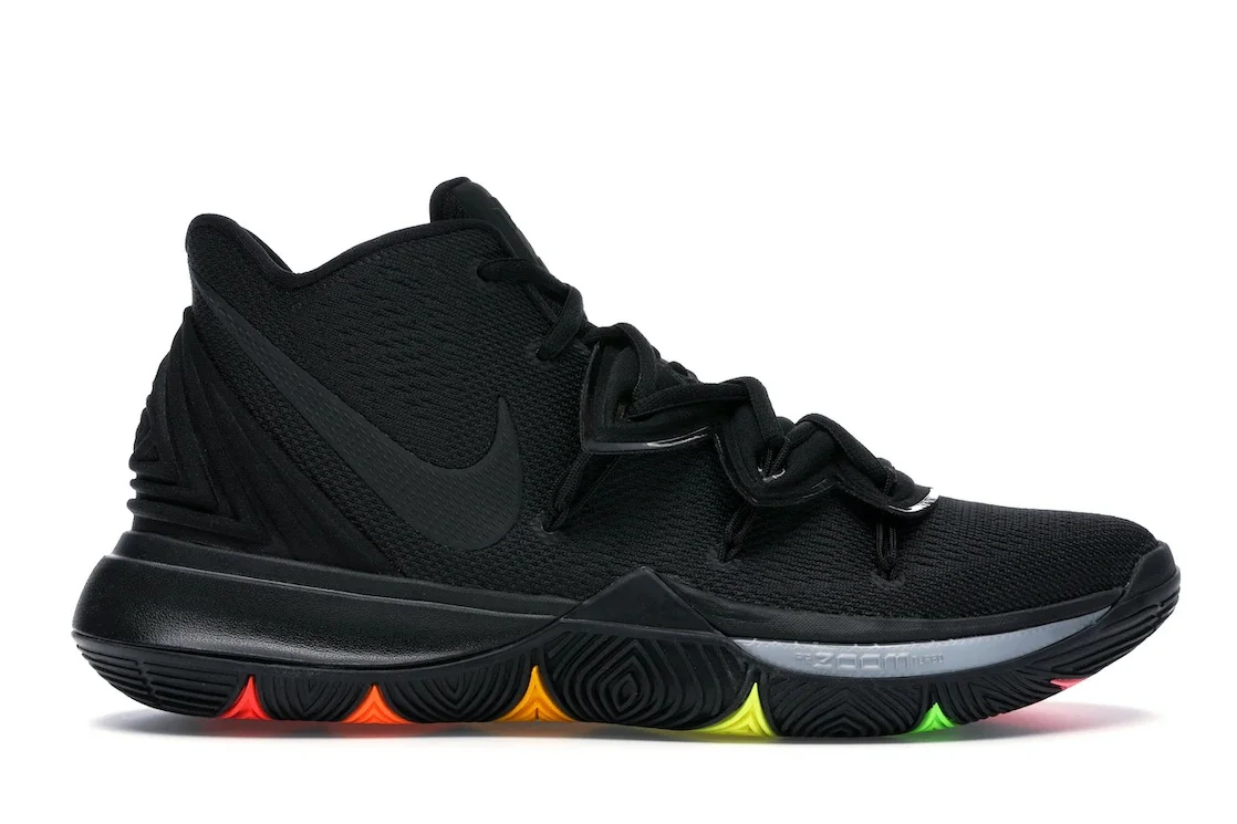 Nike Kyrie 5 Black Rainbow Soles - 1