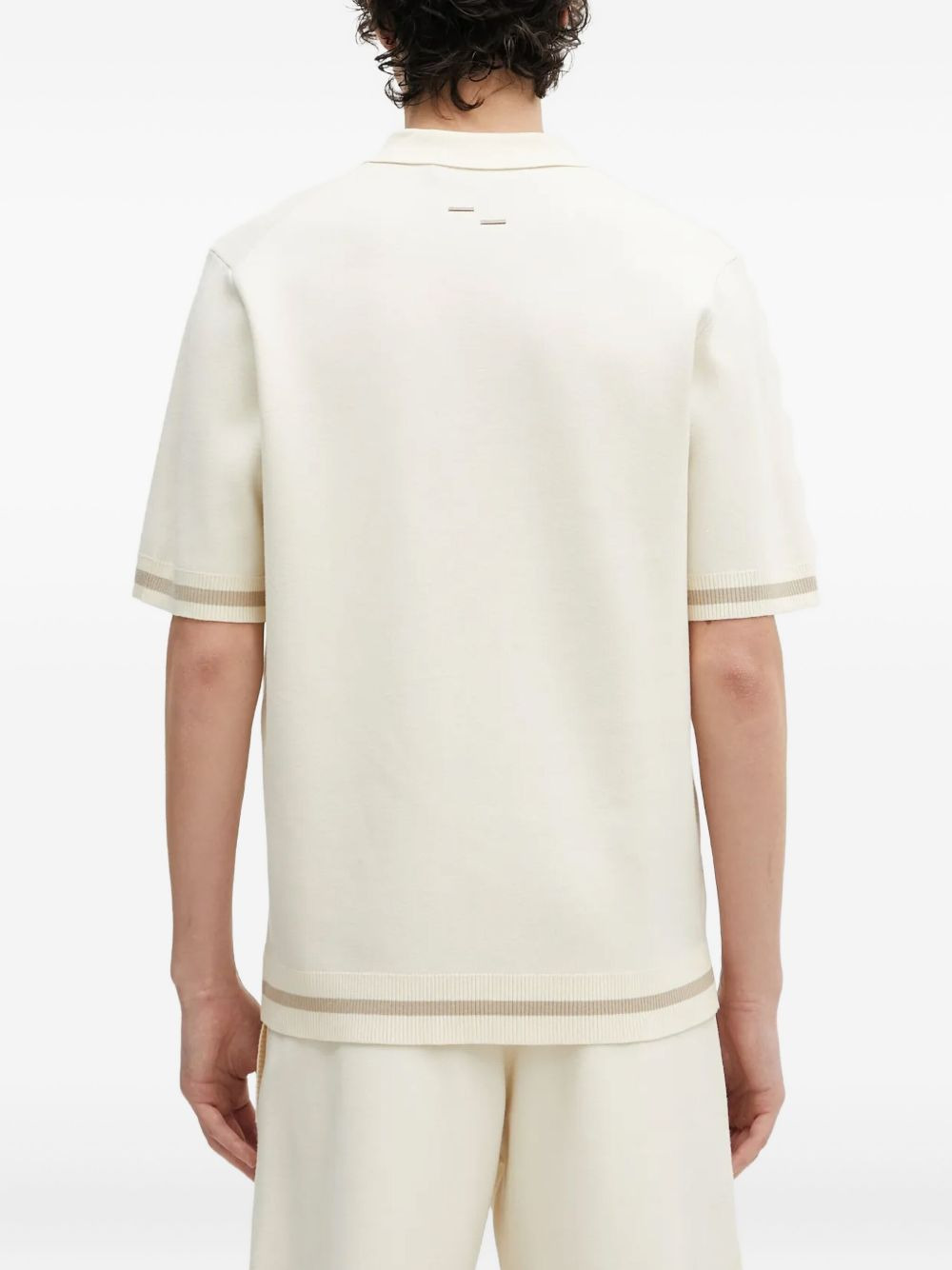 knitted polo shirt - 4
