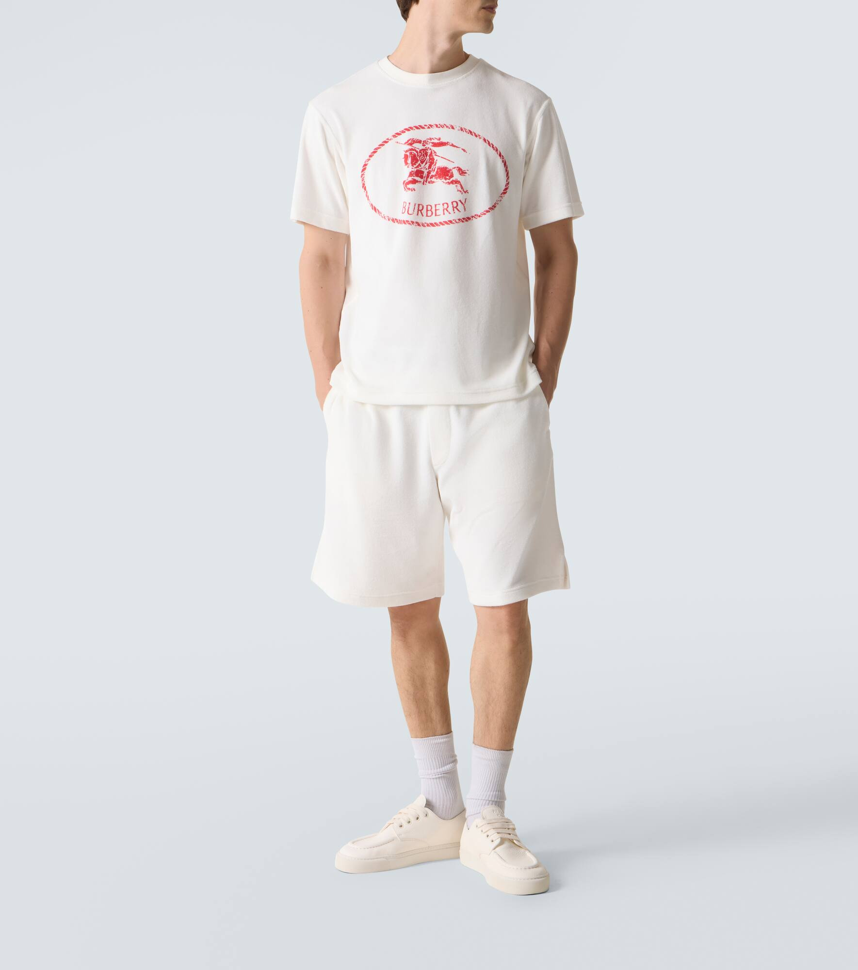 EKD cotton-blend towelling shorts - 2