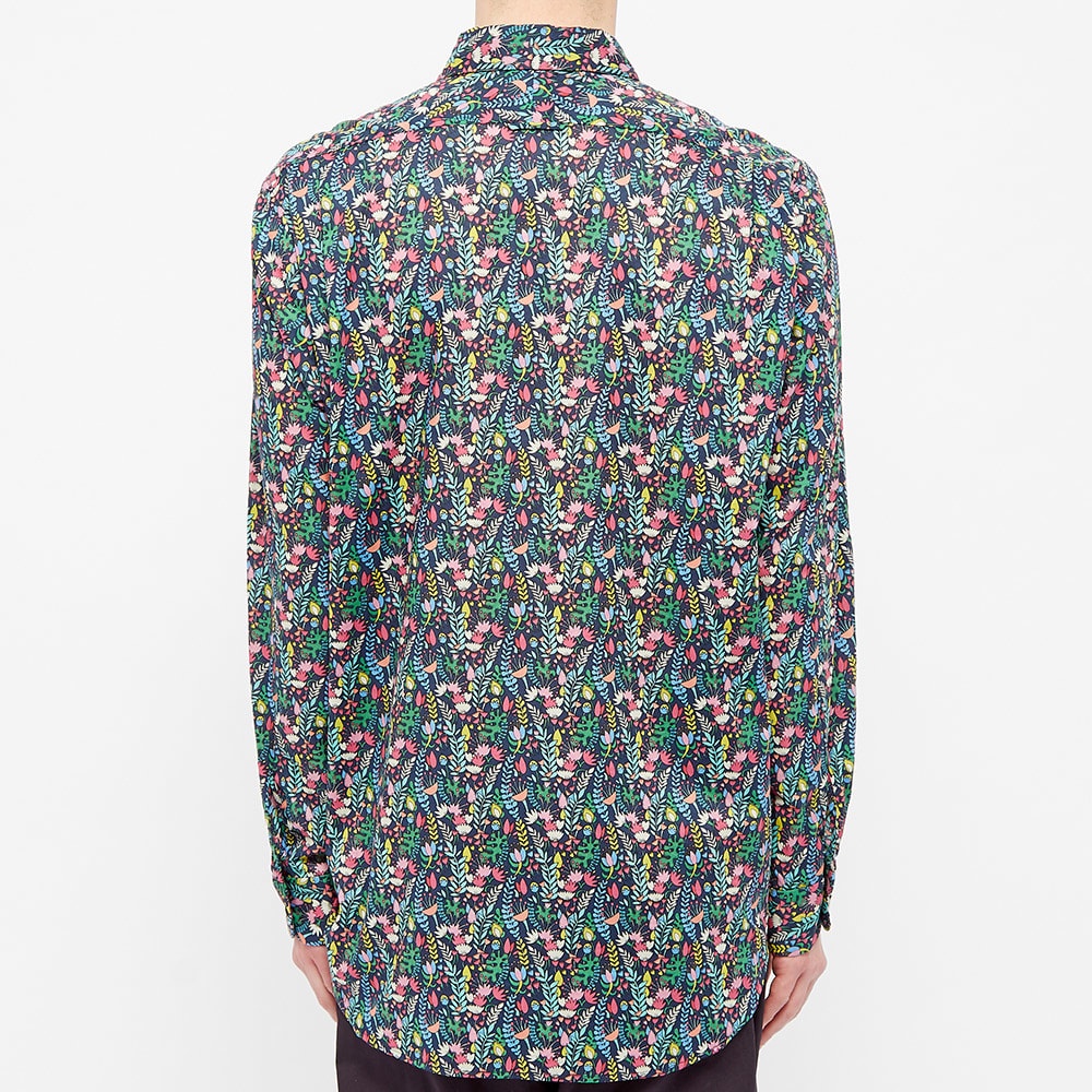 Engineered Garments Floral Short Collar Shirt - 5