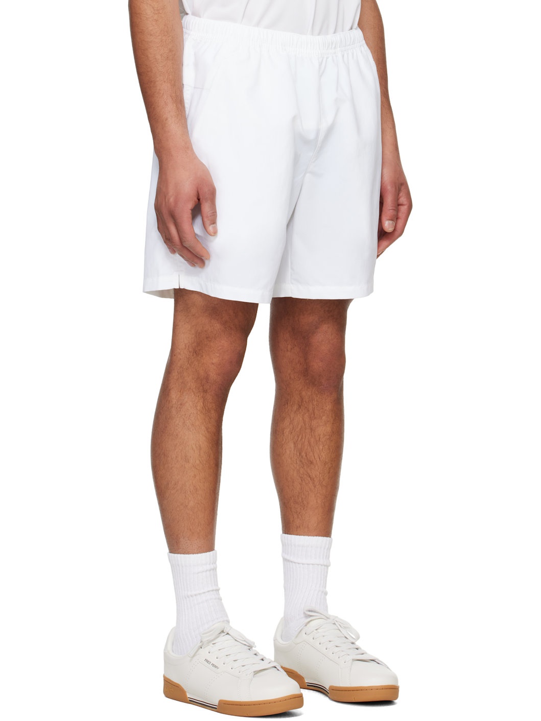 White On Court Shorts - 2