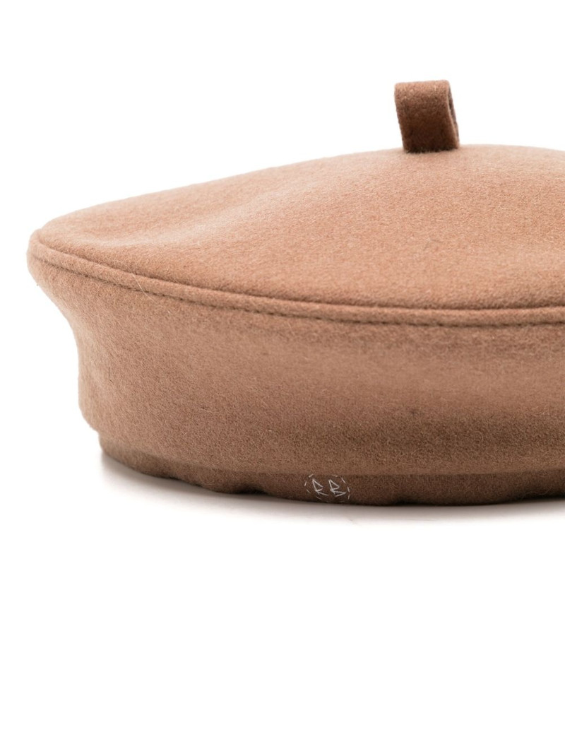 RUSLAN BAGINSKIY stitched-logo beret outlook