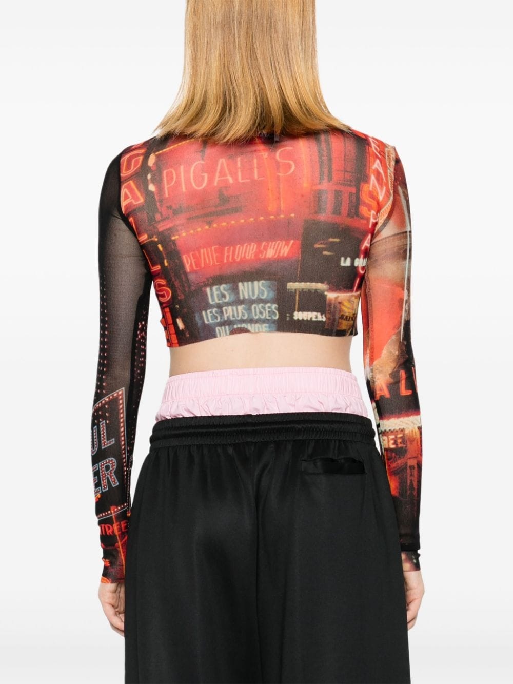 The Red Pigalle crop top - 4