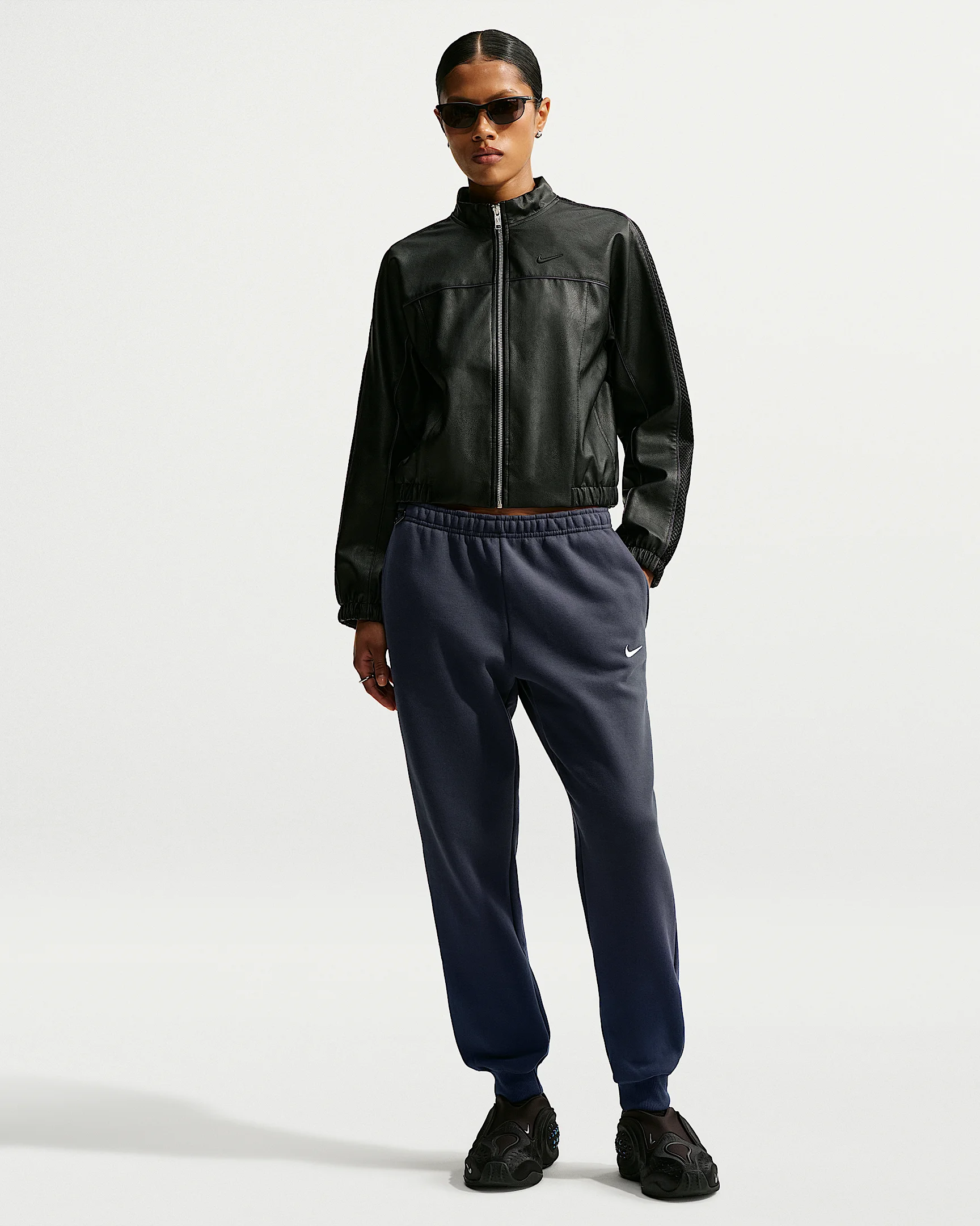 Nike Studio Fleece Medium Weight Women's Mid-Rise Joggers - 1