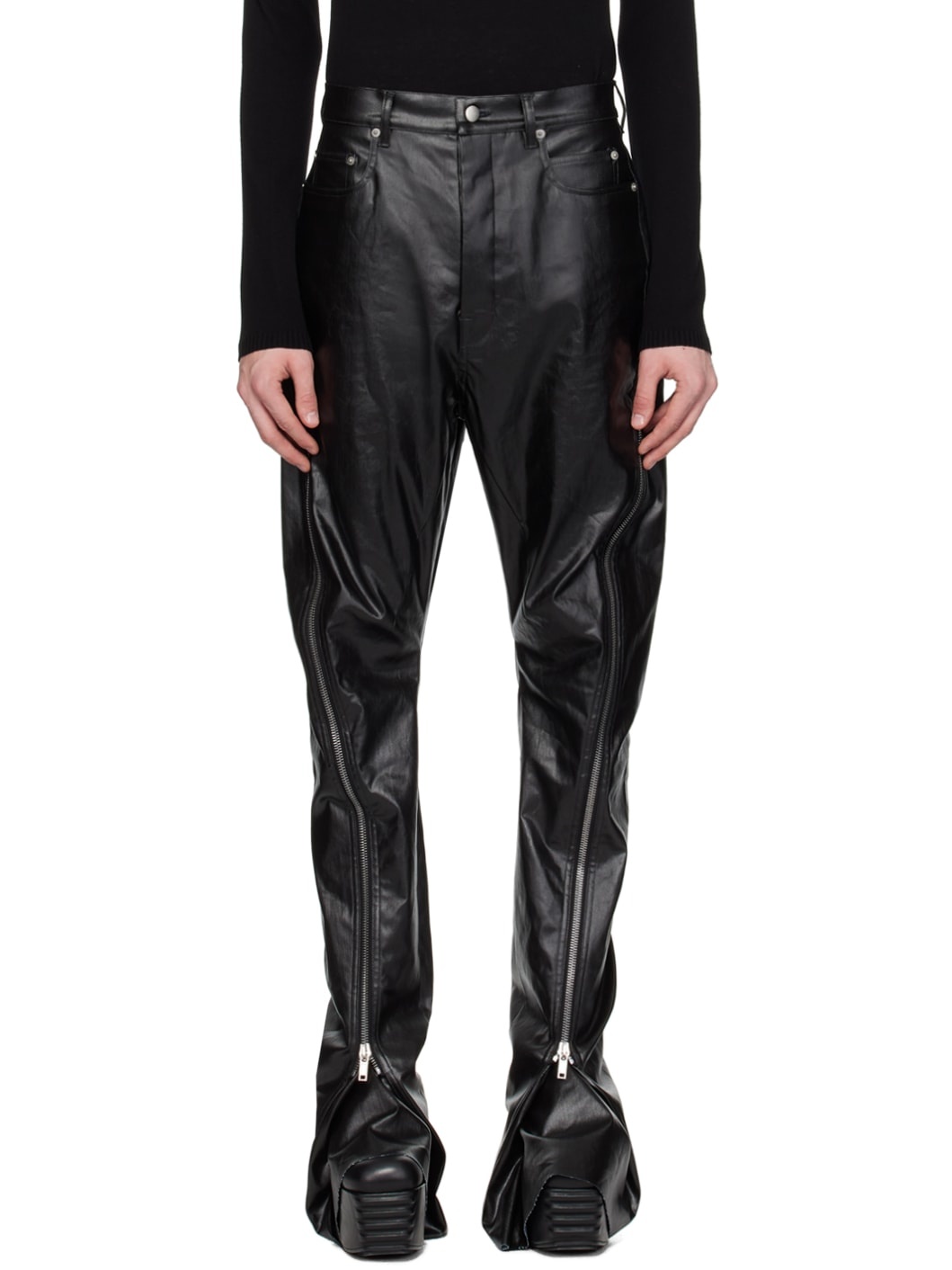 Black Bolan Banana Jeans - 1