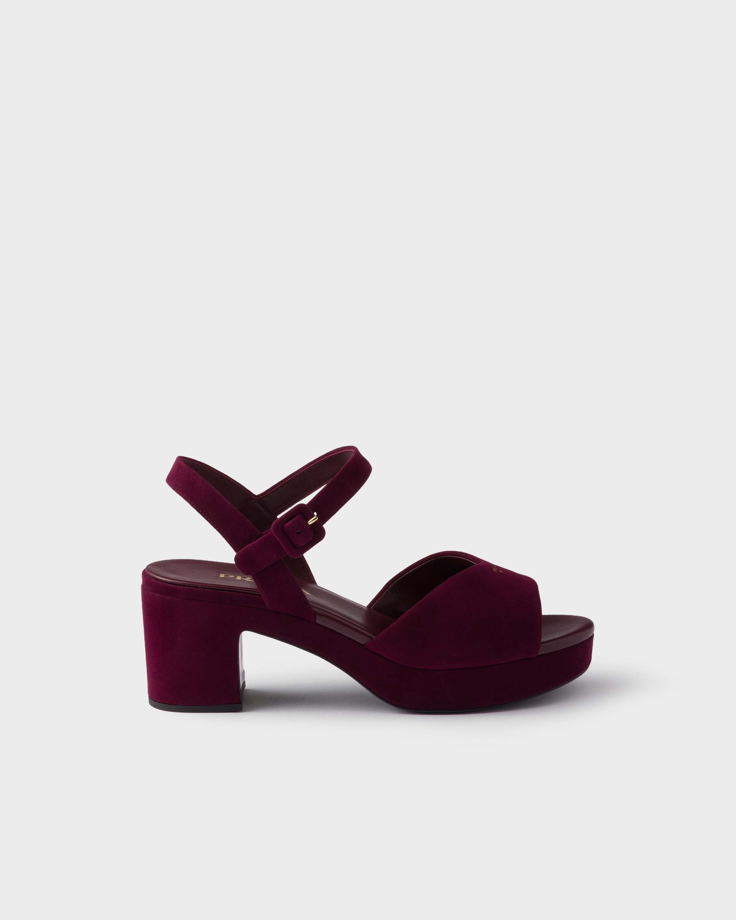 Padded suede sandals - 2