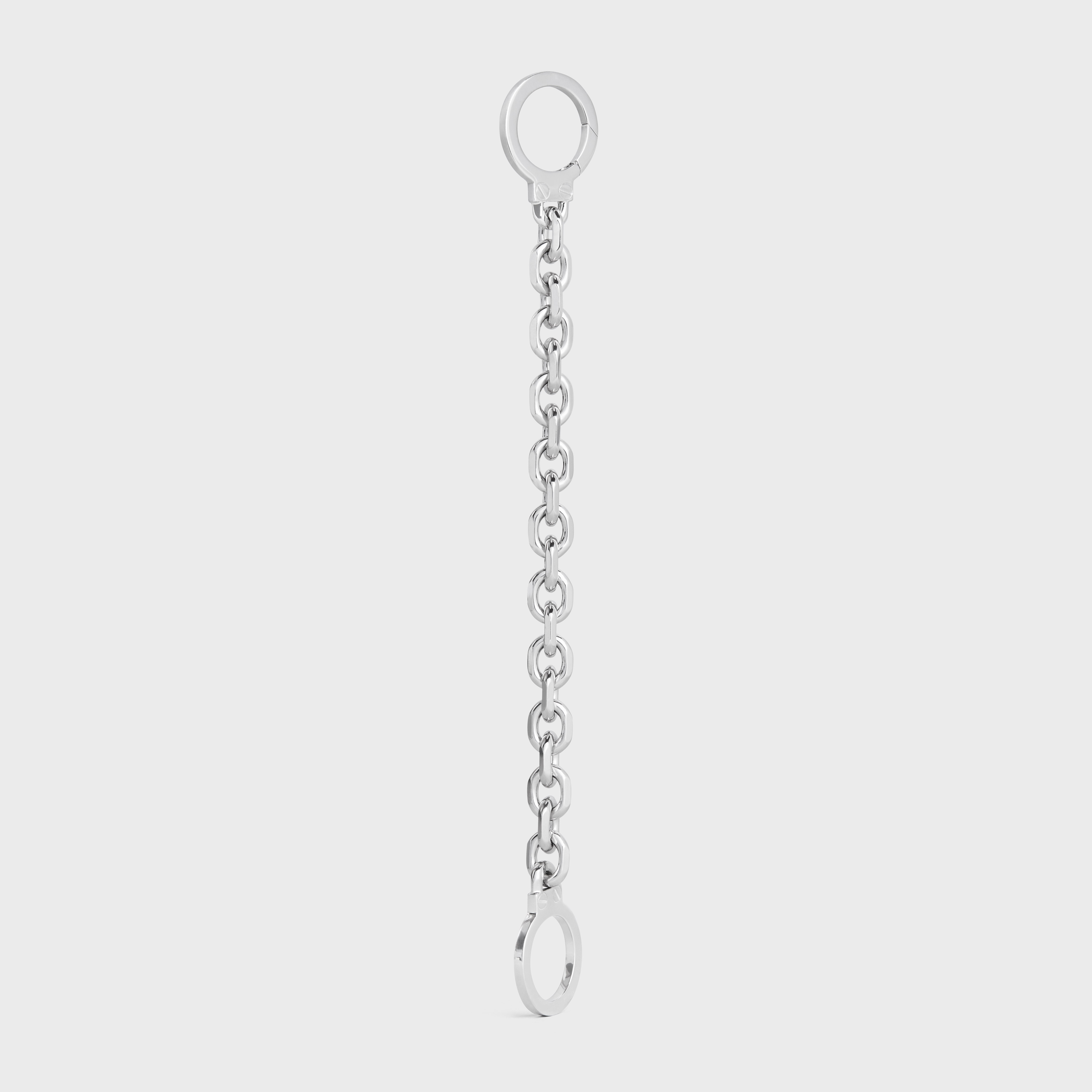 Chaîne Triomphe Golden Handcuff Bracelet in Sterling Silver with Rhodium finish - 3