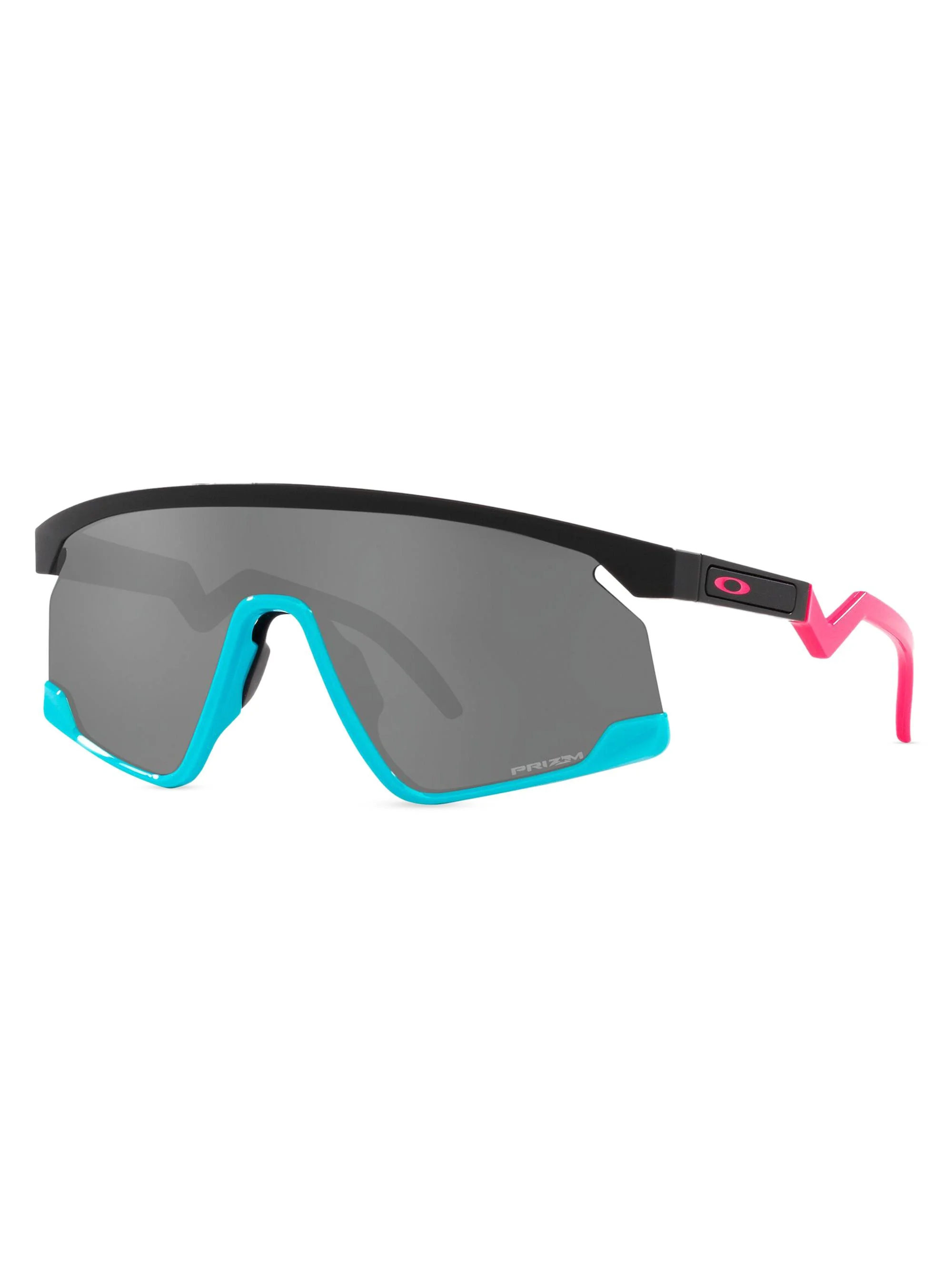 Men's BXTR Prism Rectangular Shield Sunglasses - Black Blue Pink Grey - 1