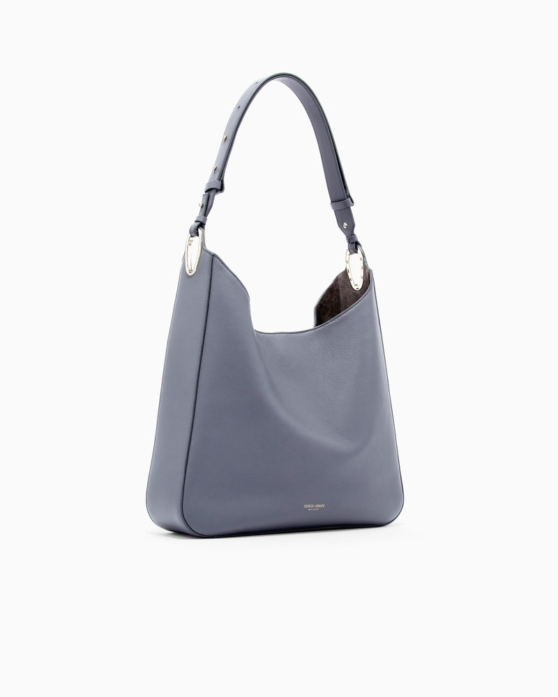 GIORGIO ARMANI LEATHER HOBO BAG outlook