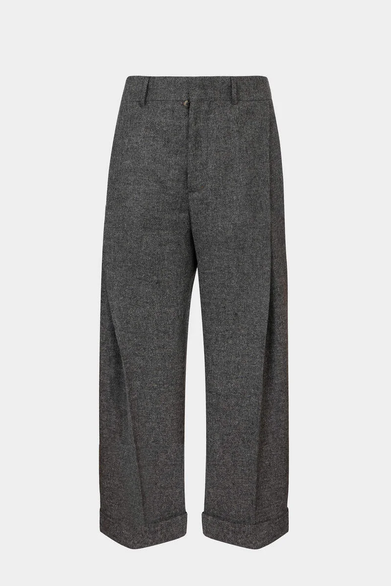 TWEED2 WIDE PLEAT PANT - 1