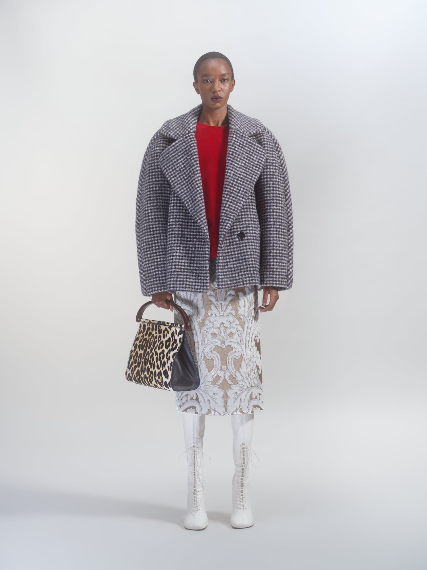 SHORT ROUND COAT - 5