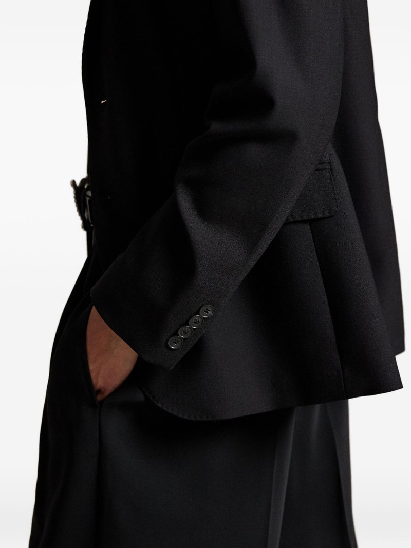 single-breasted flapped blazer 5