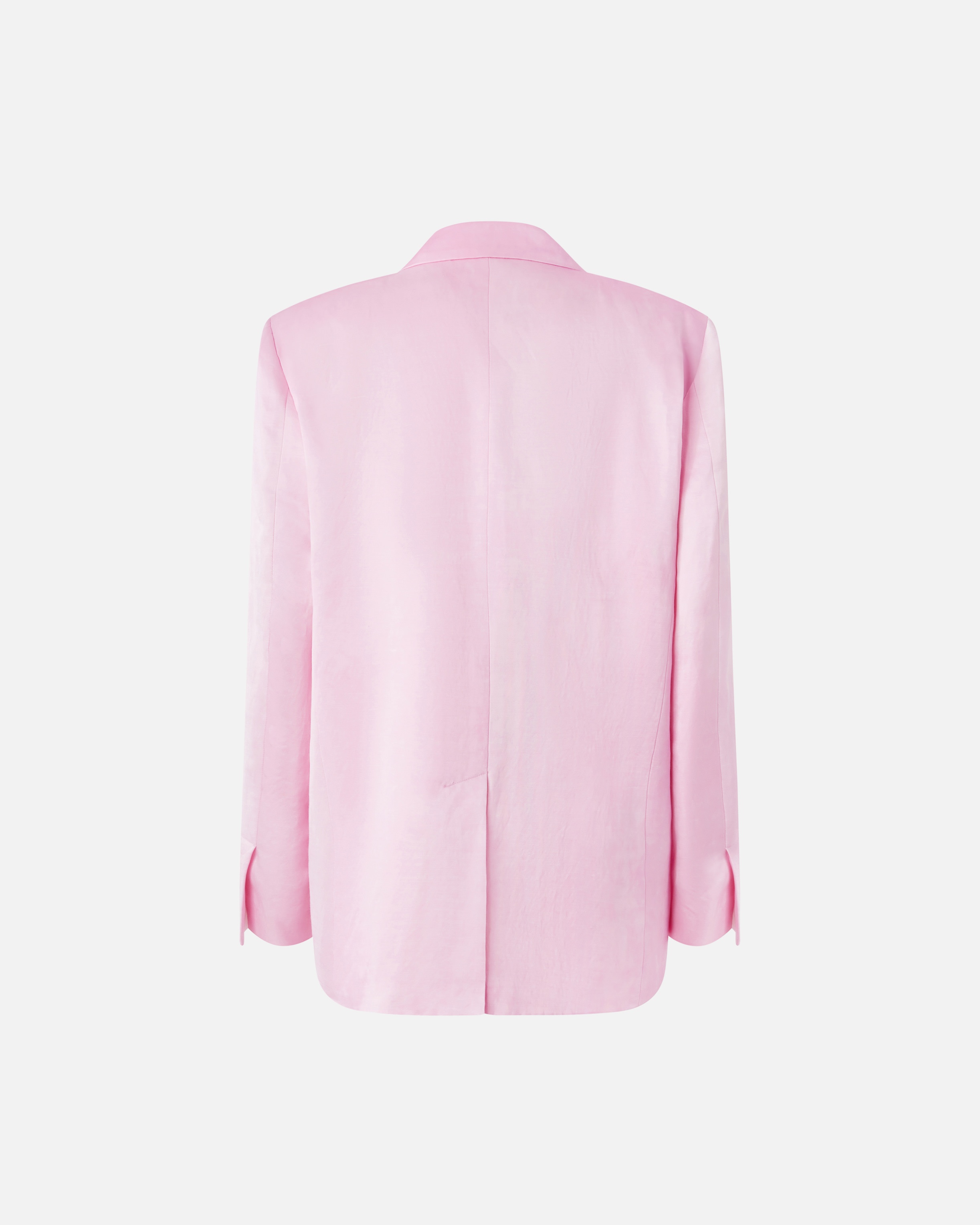 SINGLE-BREASTED SLUB SATIN BLAZER - 6