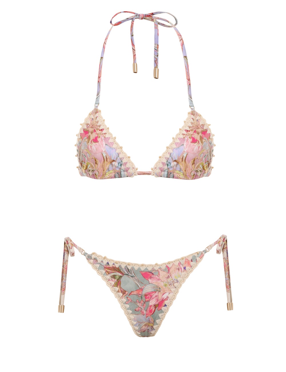 CIRA SPLICED CROCHET BIKINI - 1