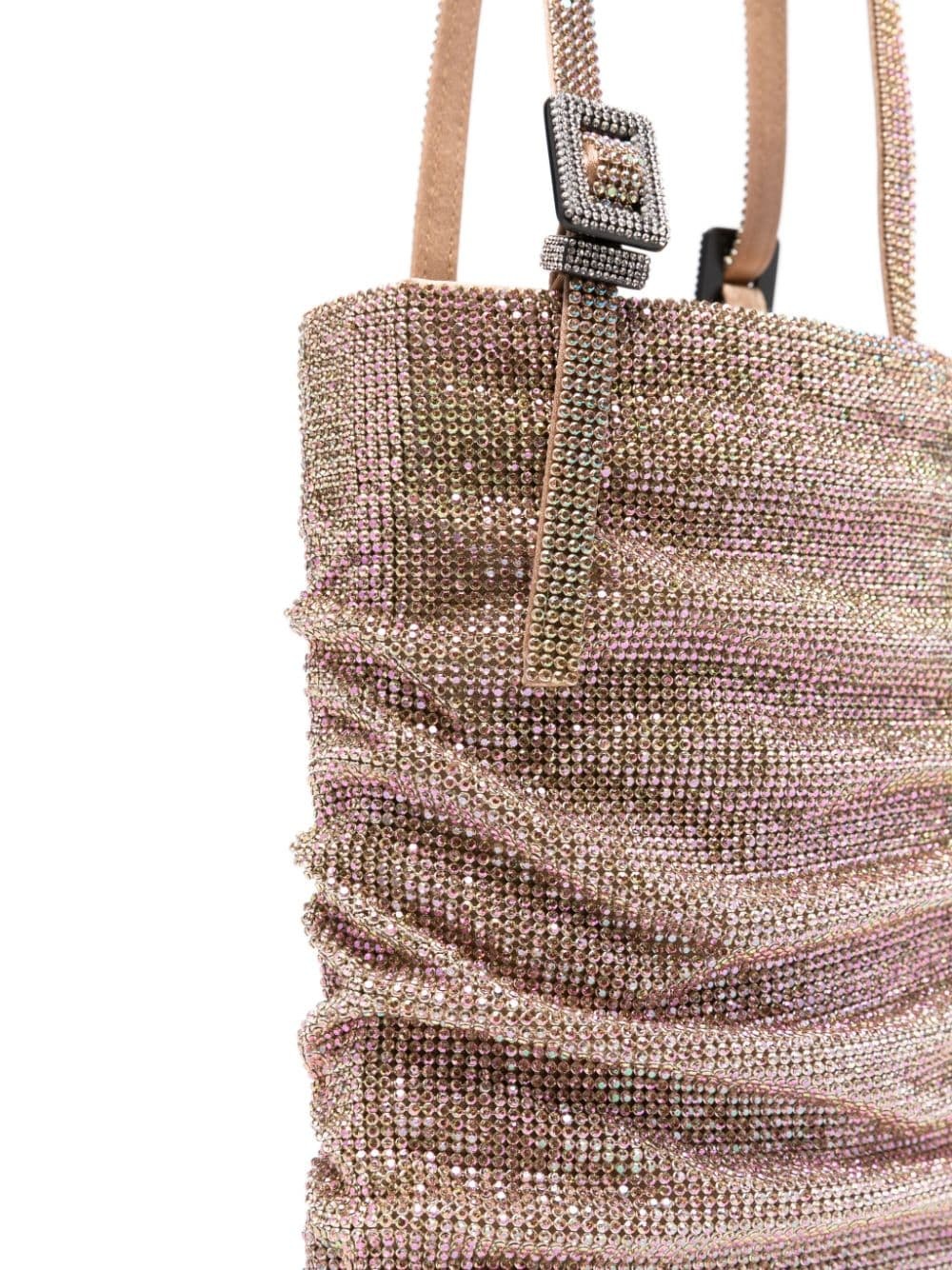 rhinestone-embellished shoulder bag - 4
