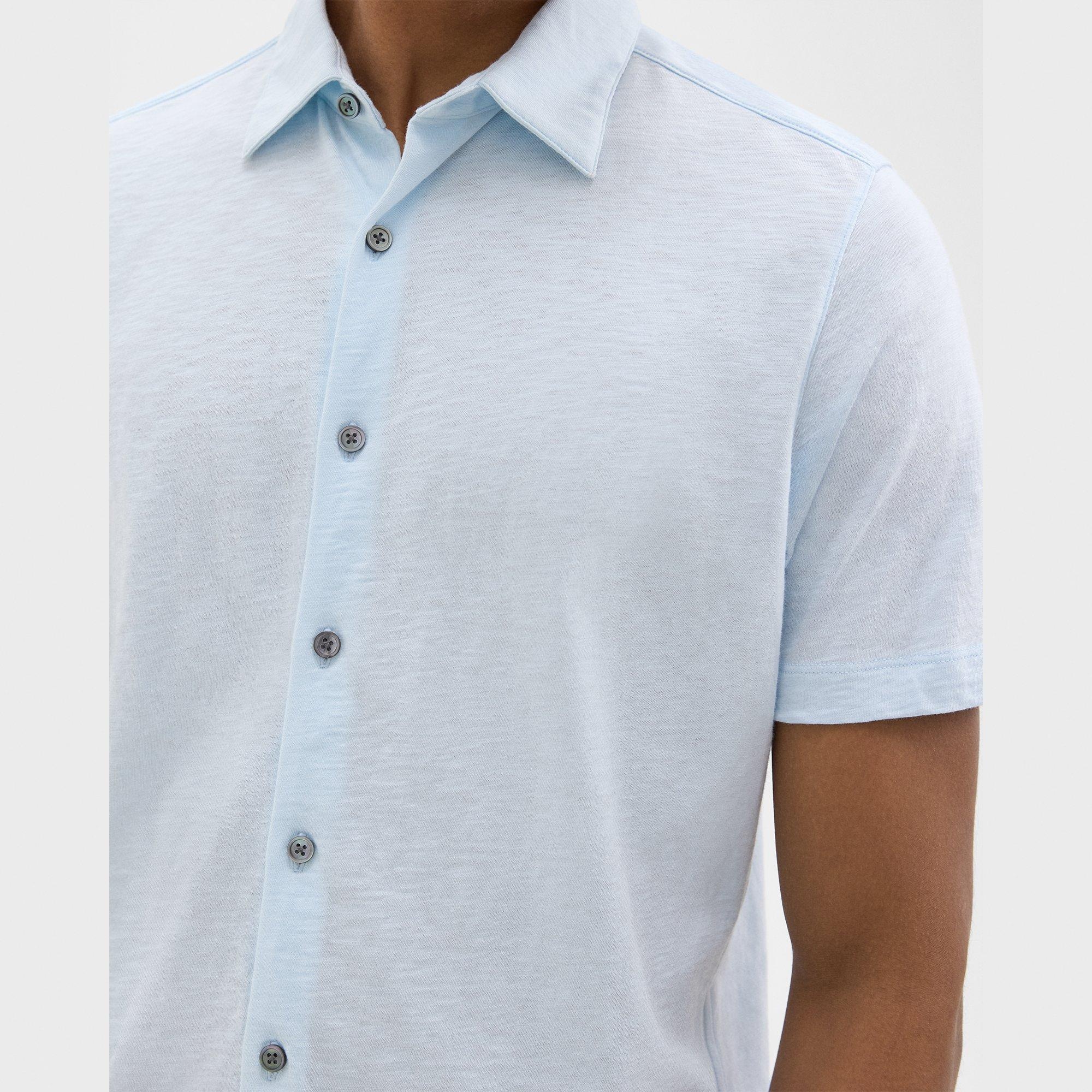 Noran Short-Sleeve Shirt in Slub Cotton - 5