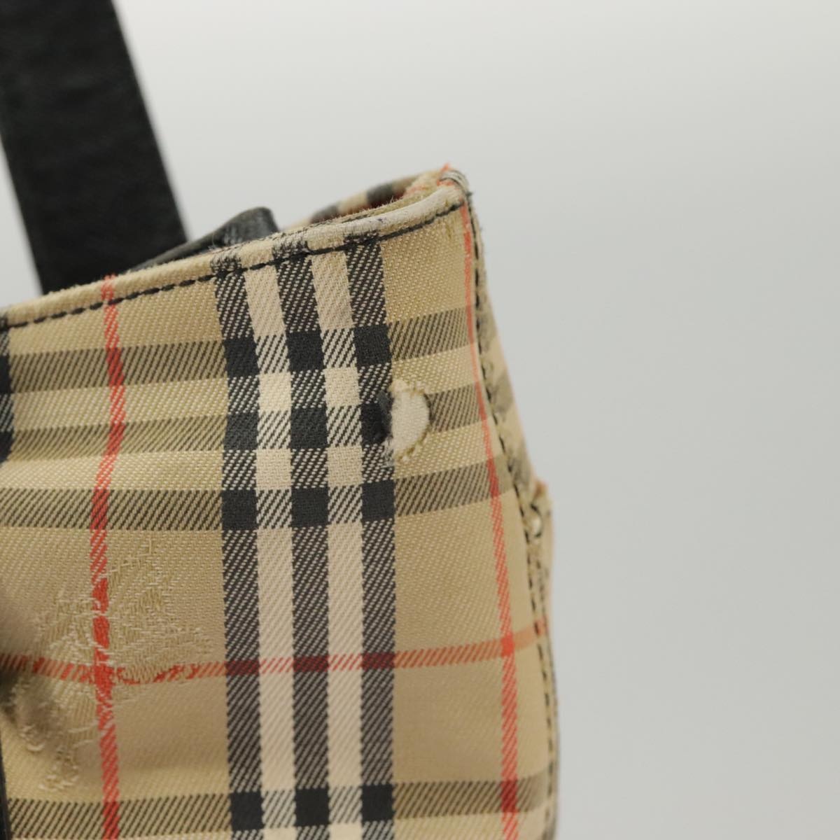 Burberry Nova Check Tote Bag Canvas Beige - 5