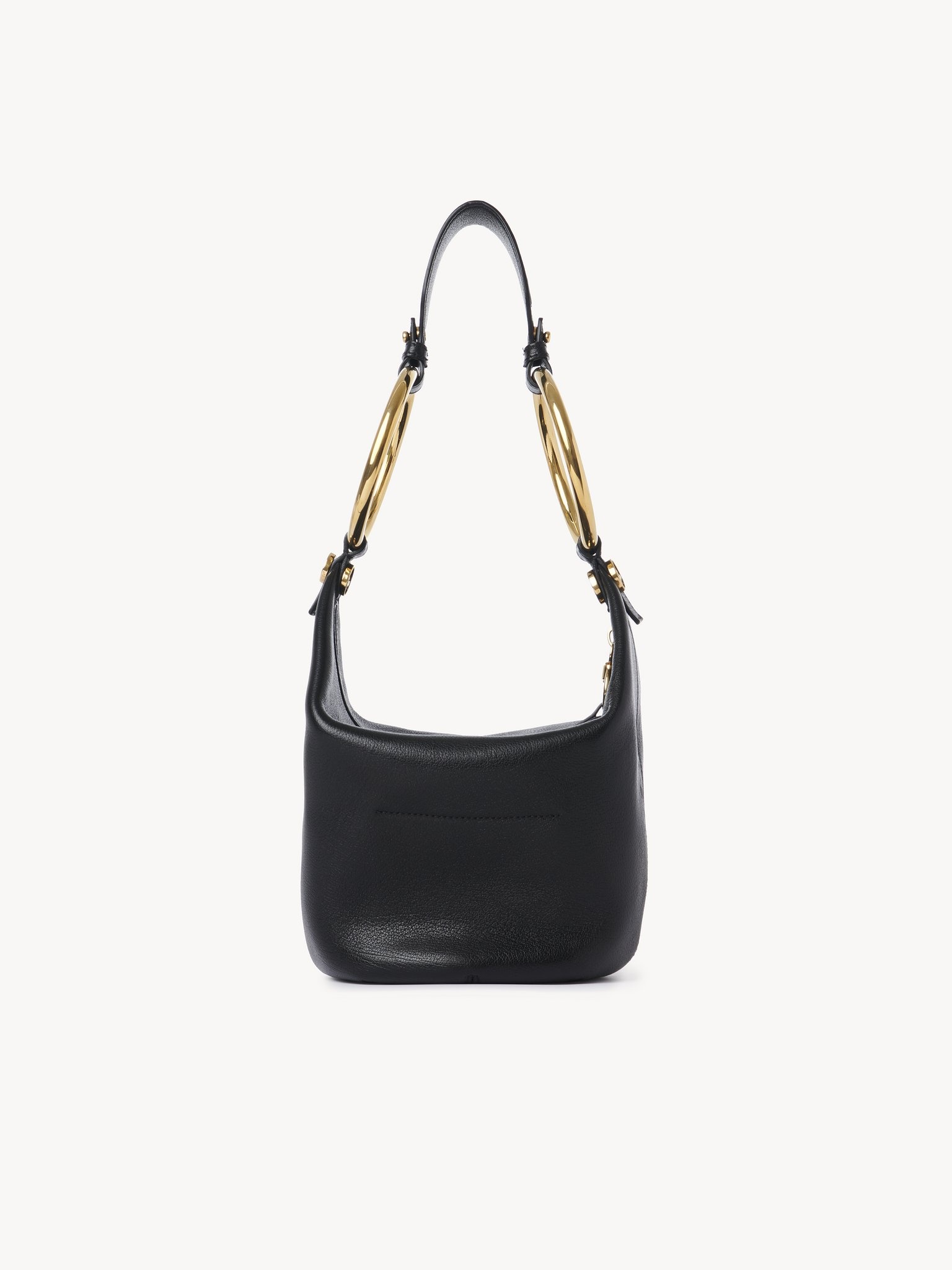 SMALL BRACELET HANDBAG IN GRAINED LEATHER - 4