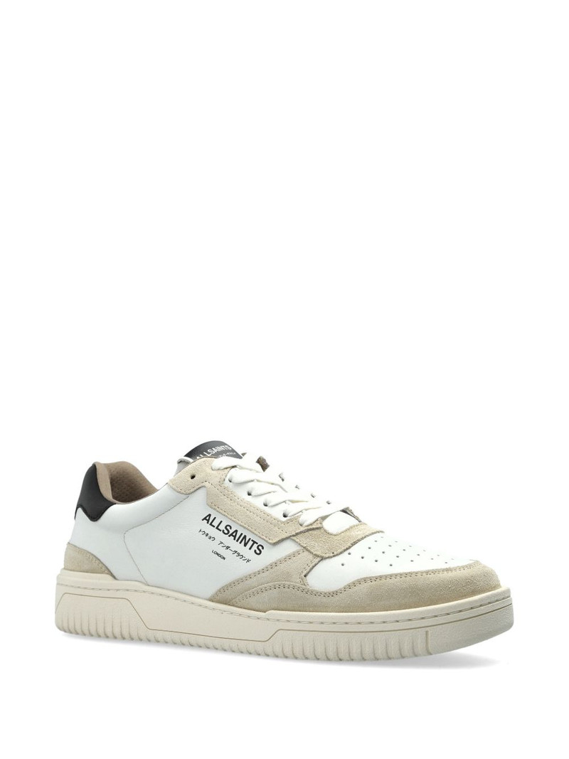 ALLSAINTS colour block lace-up sneakers outlook