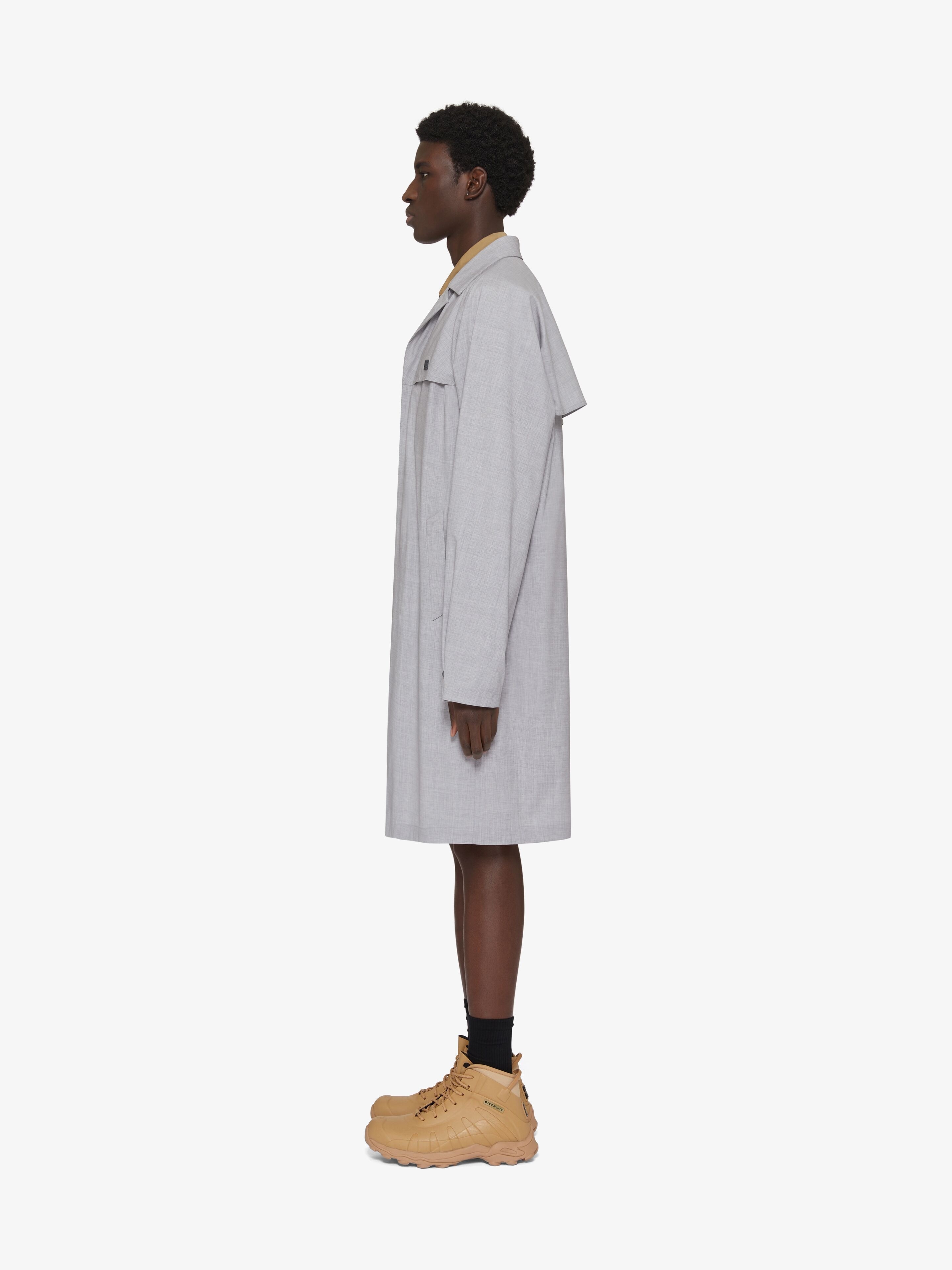 PARKA IN WOOL WITH 4G DETAIL - 3