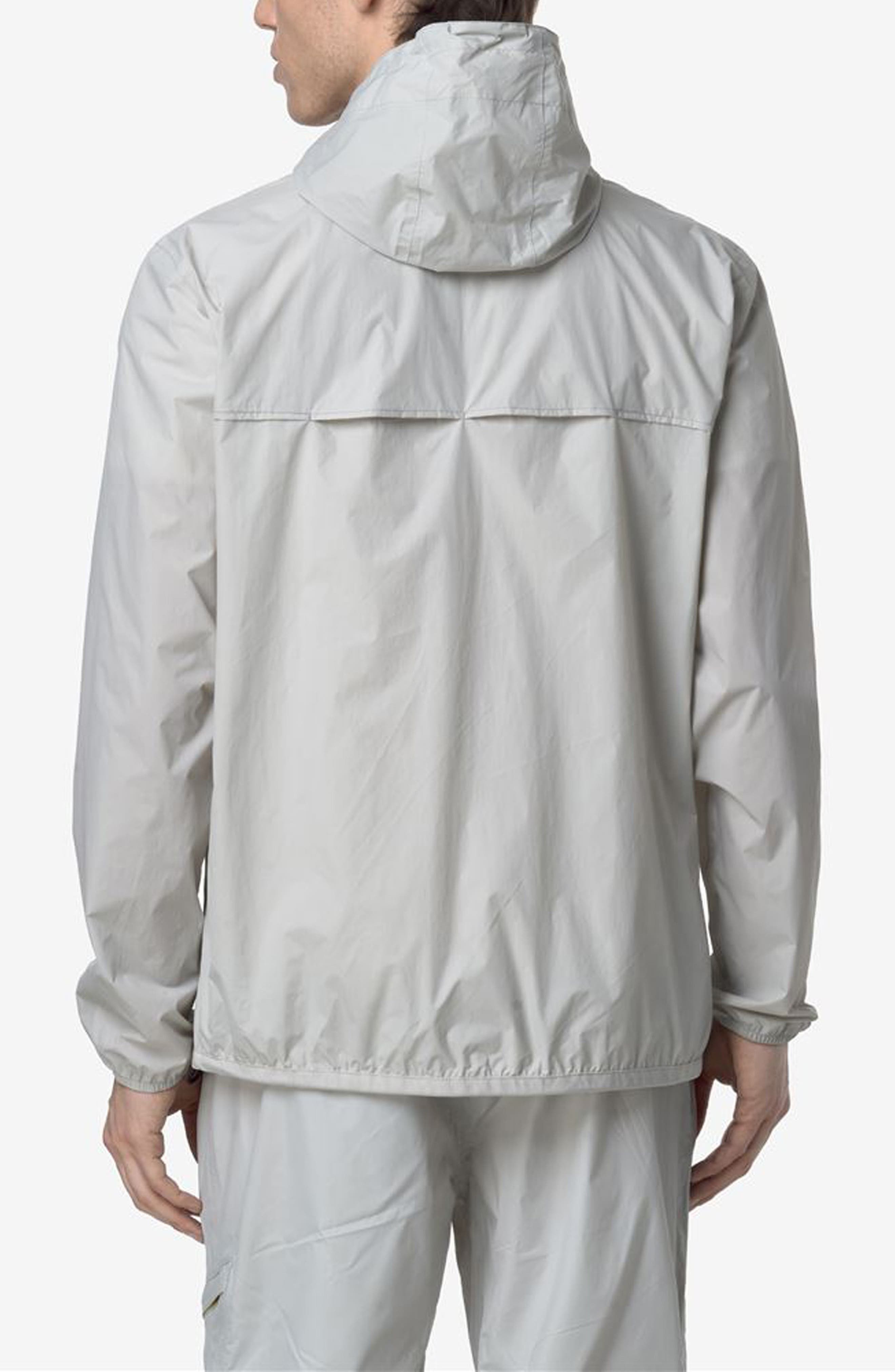 K-Way Le Vrai 4.0 Claude Water Repellent Jacket in Light Grey at Nordstrom - 2
