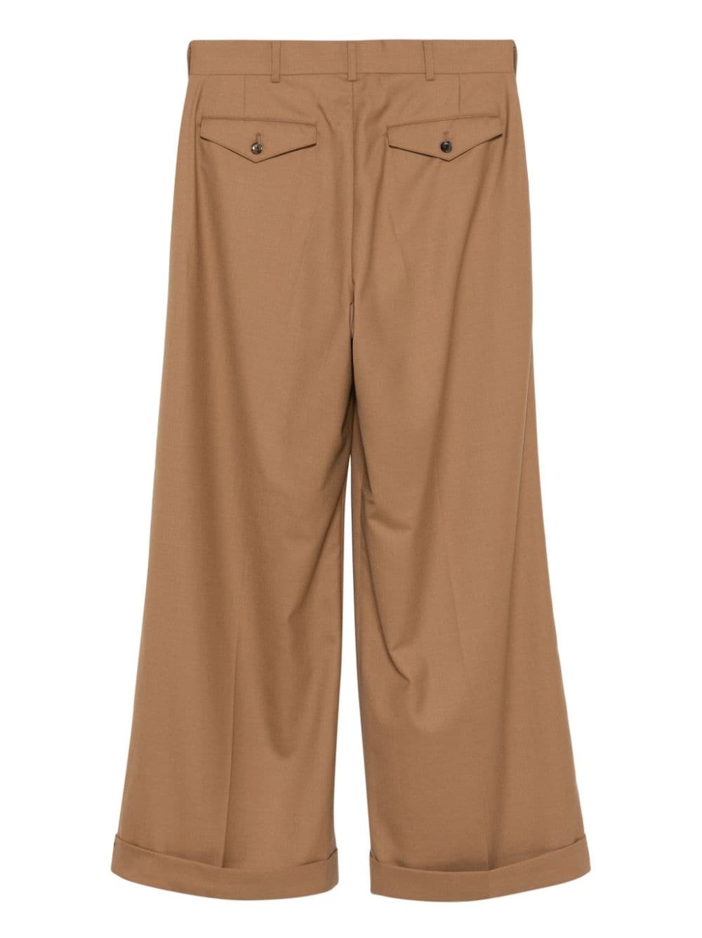 pleat-detail trousers - 2