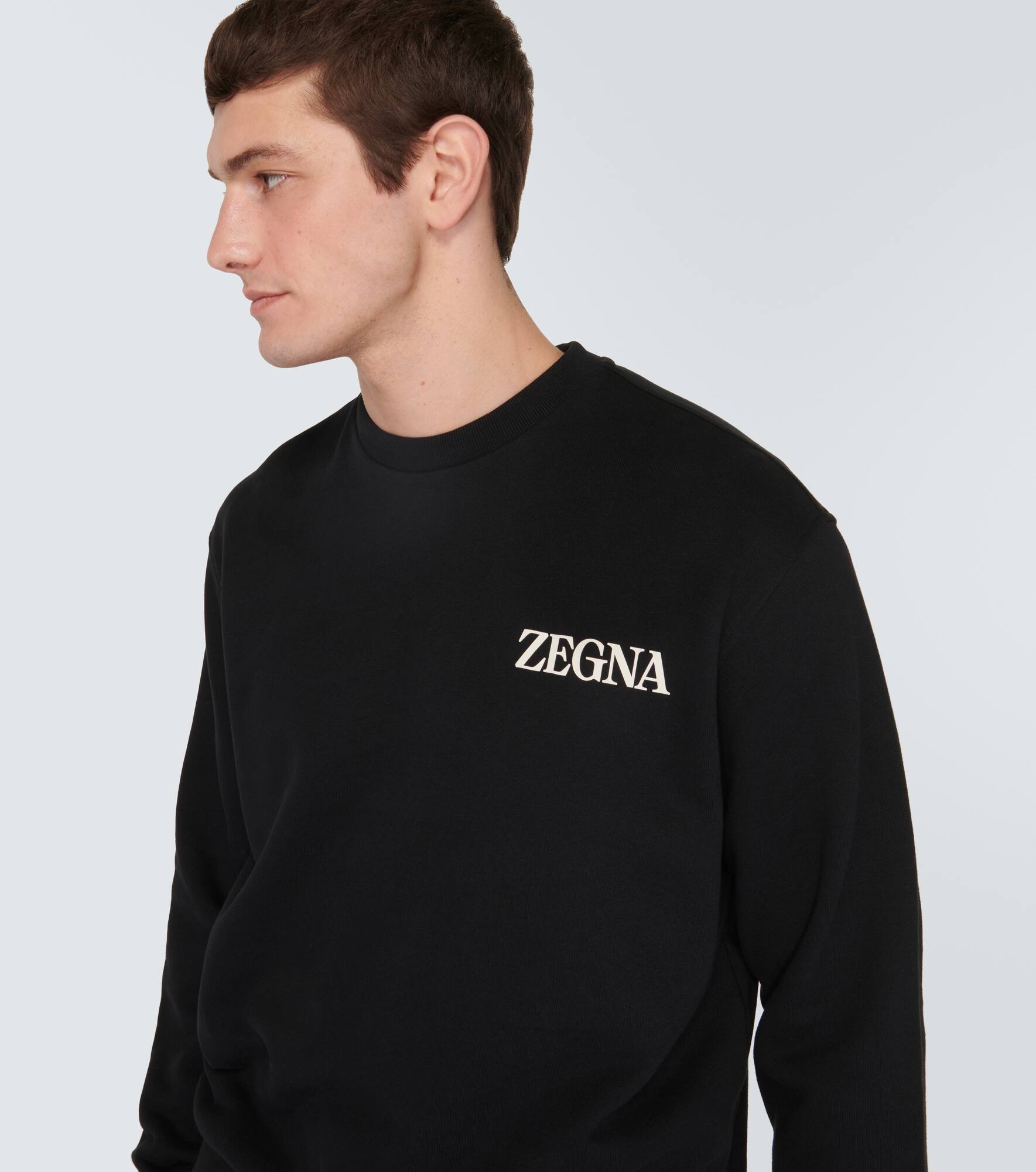 Logo cotton jersey sweatshirt - 5