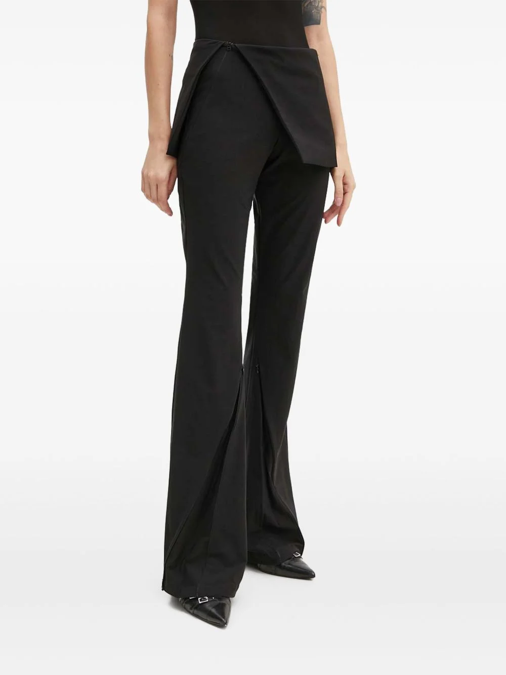 flap-panel trousers - 1