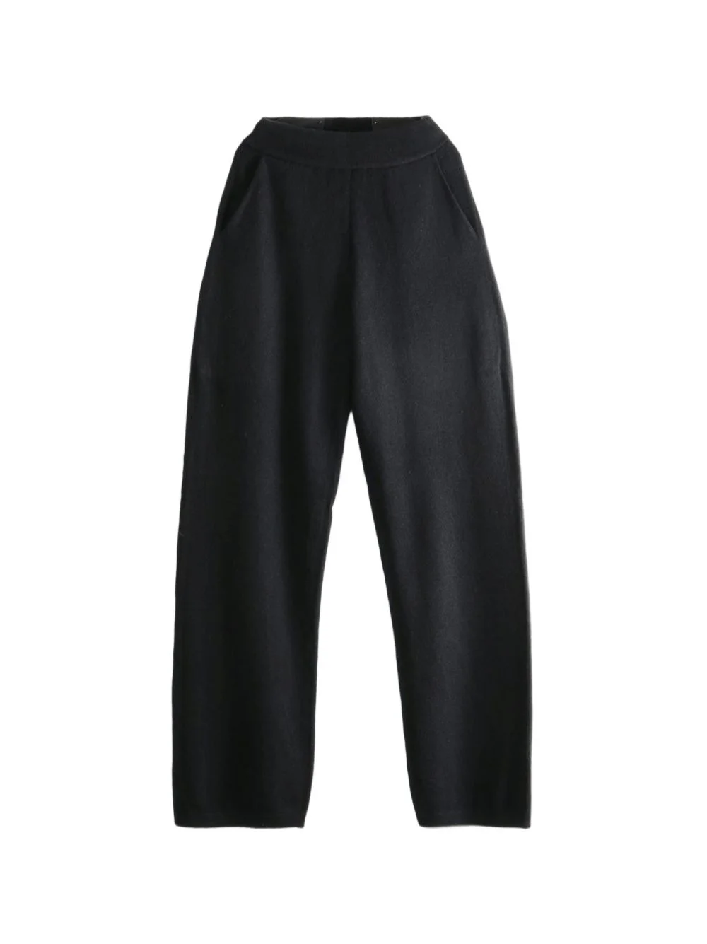 drawstring straight-leg trousers - 1