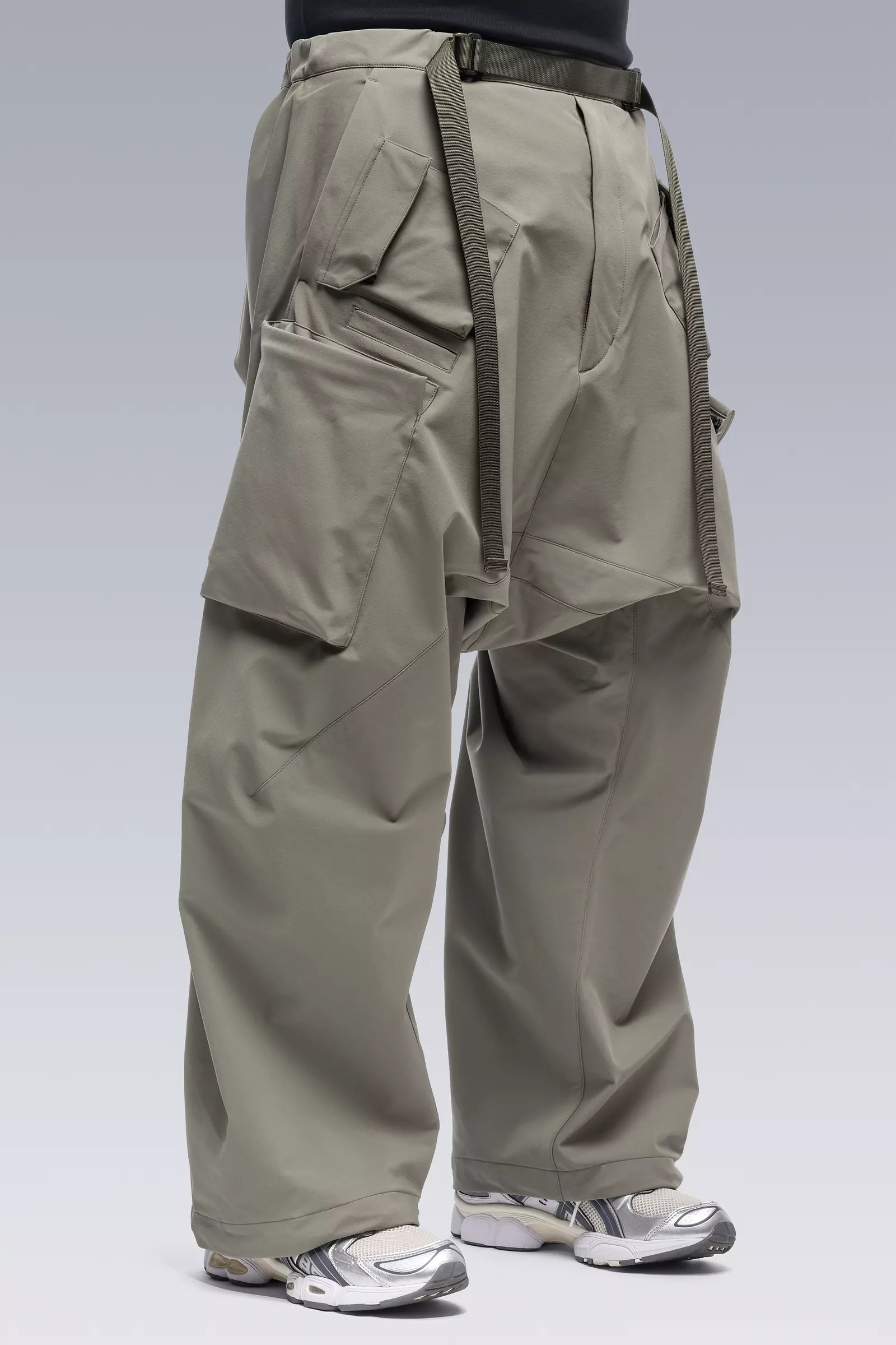 P30AL-DS Schoeller® Dryskin™ Ultrawide Drawcord Cargo Trouser Alpha Green - 3