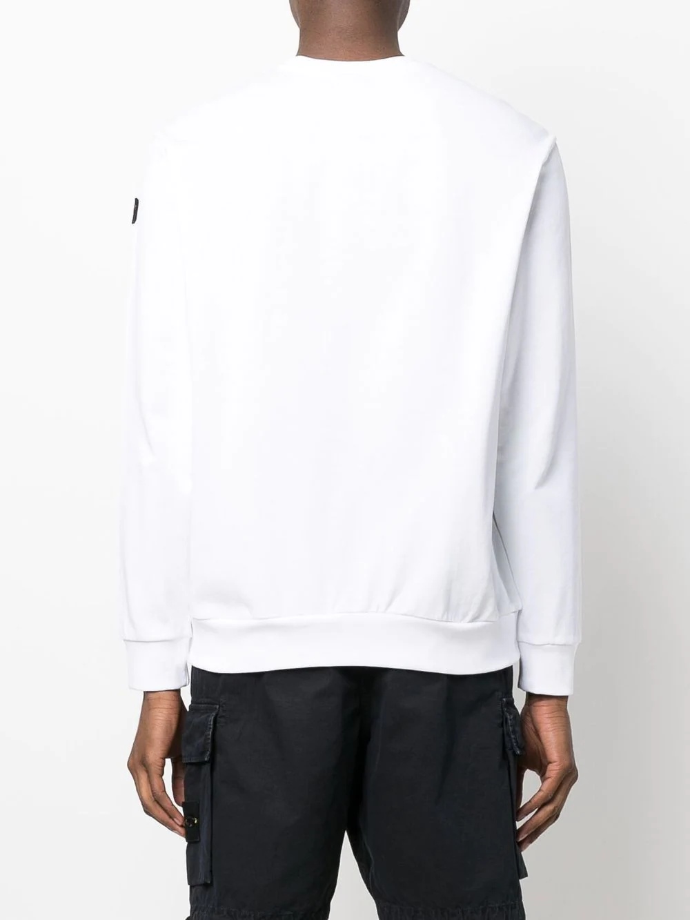 logo-patch organic cotton sweatshirt - 4