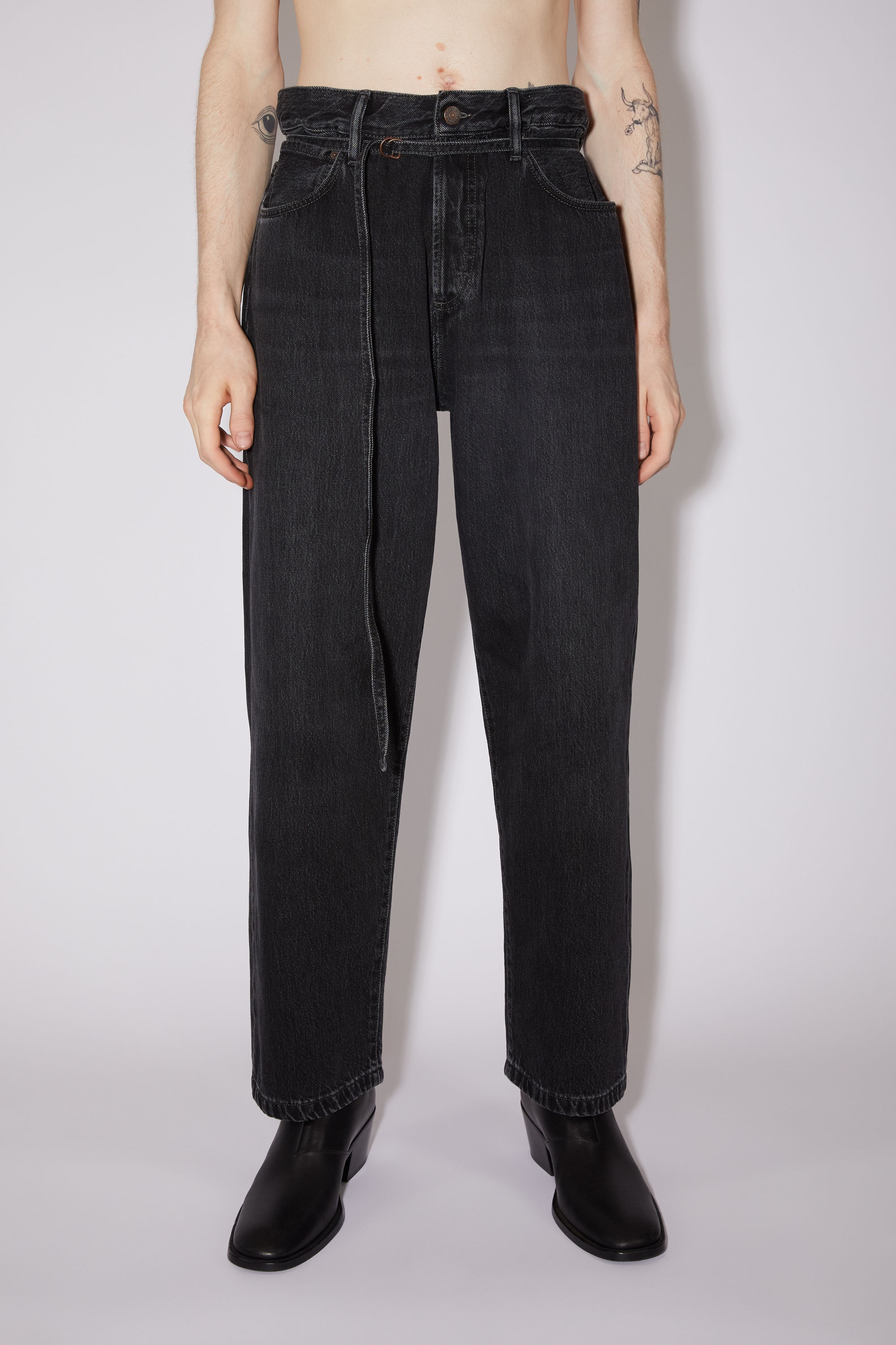 Loose fit jeans - Black - 2